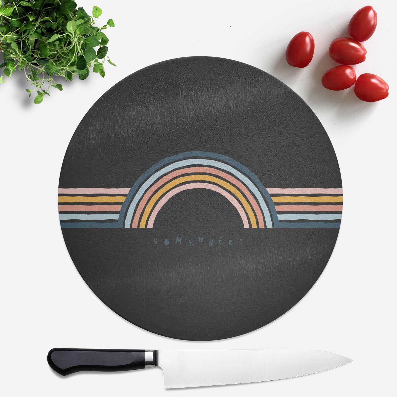 Somewhere Round Chopping Board