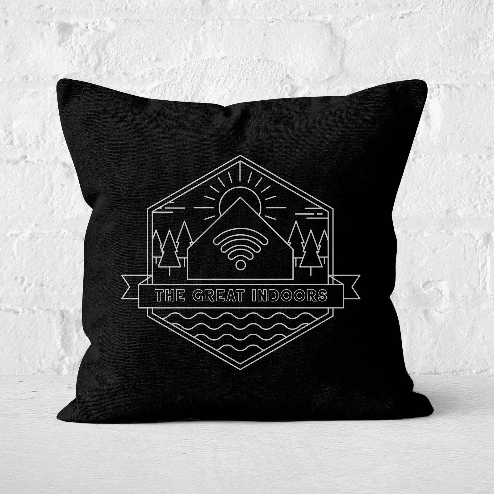 The Great Indoors Square Cushion - 60x60cm - Soft Touch