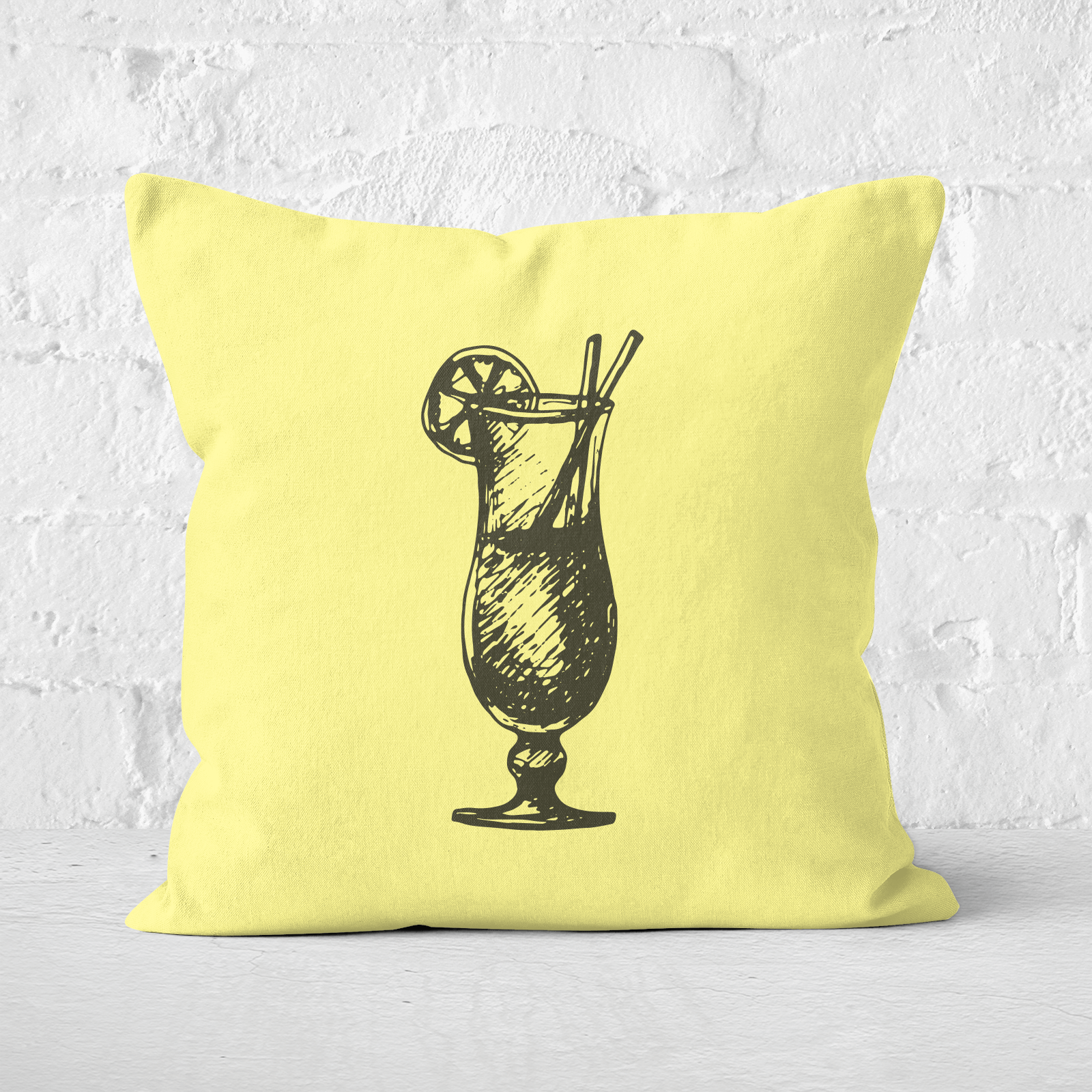 Cocktail Square Cushion - 60x60cm - Soft Touch
