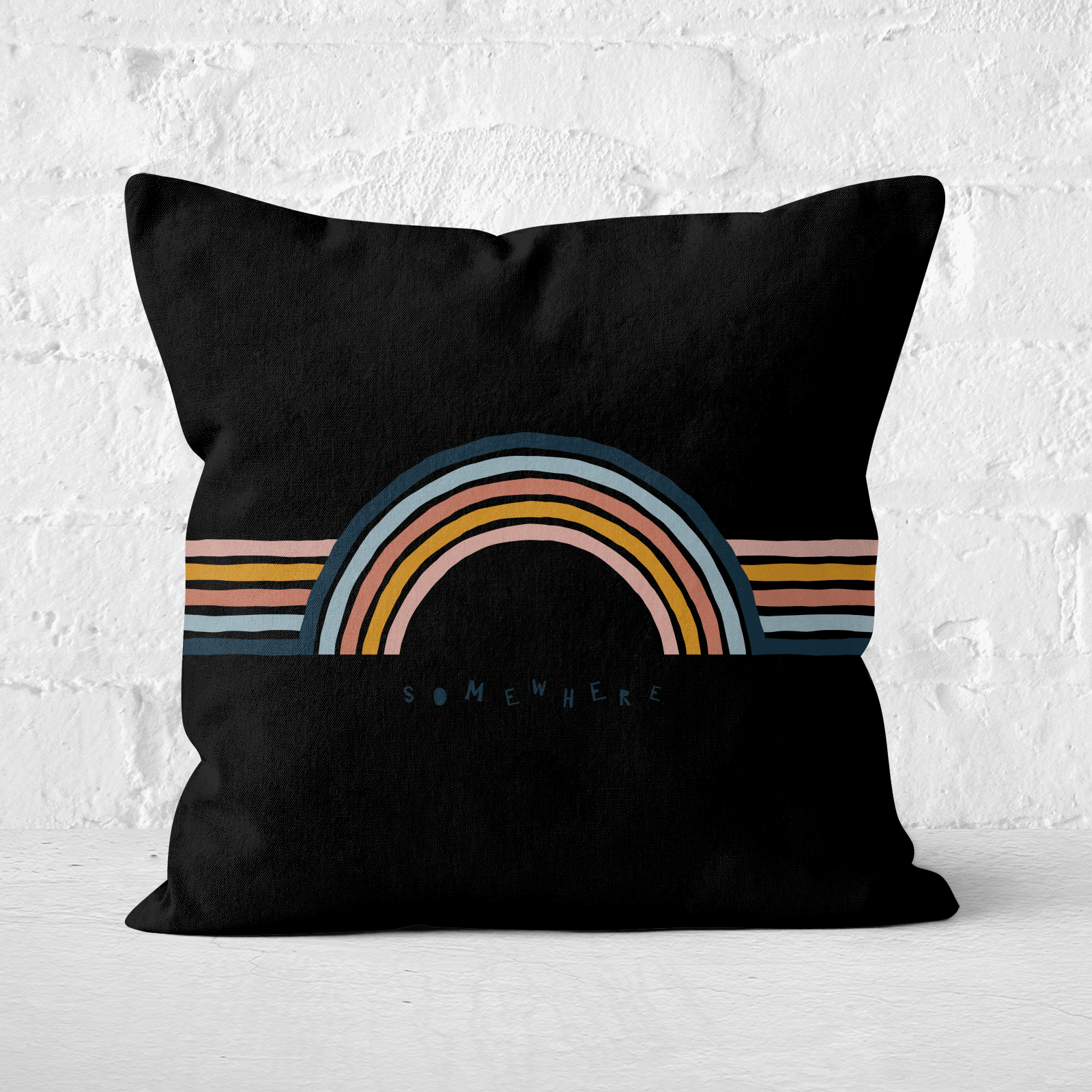 Somewhere Square Cushion - 60x60cm - Soft Touch