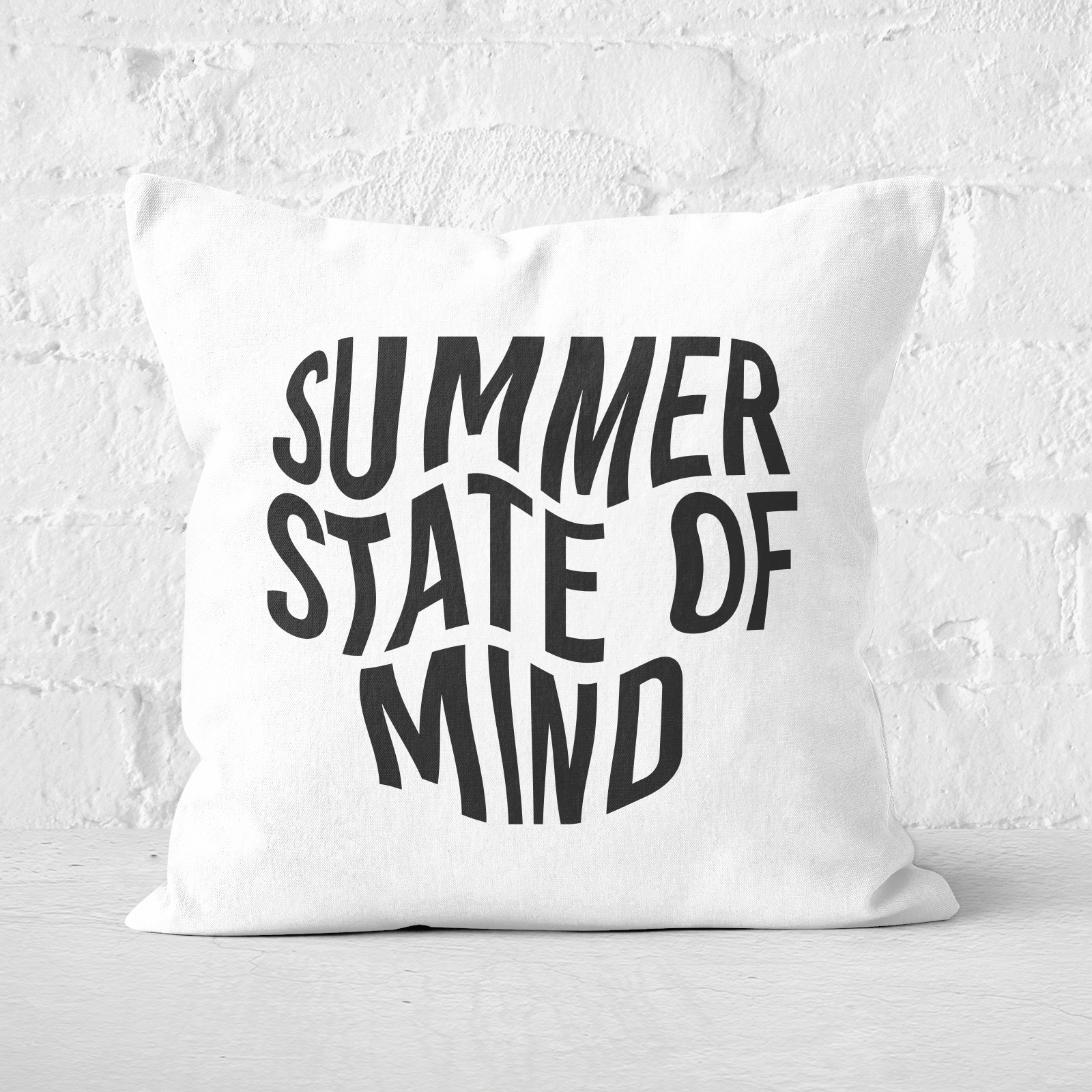 Summer State Of Mind Square Cushion - 60x60cm - Soft Touch