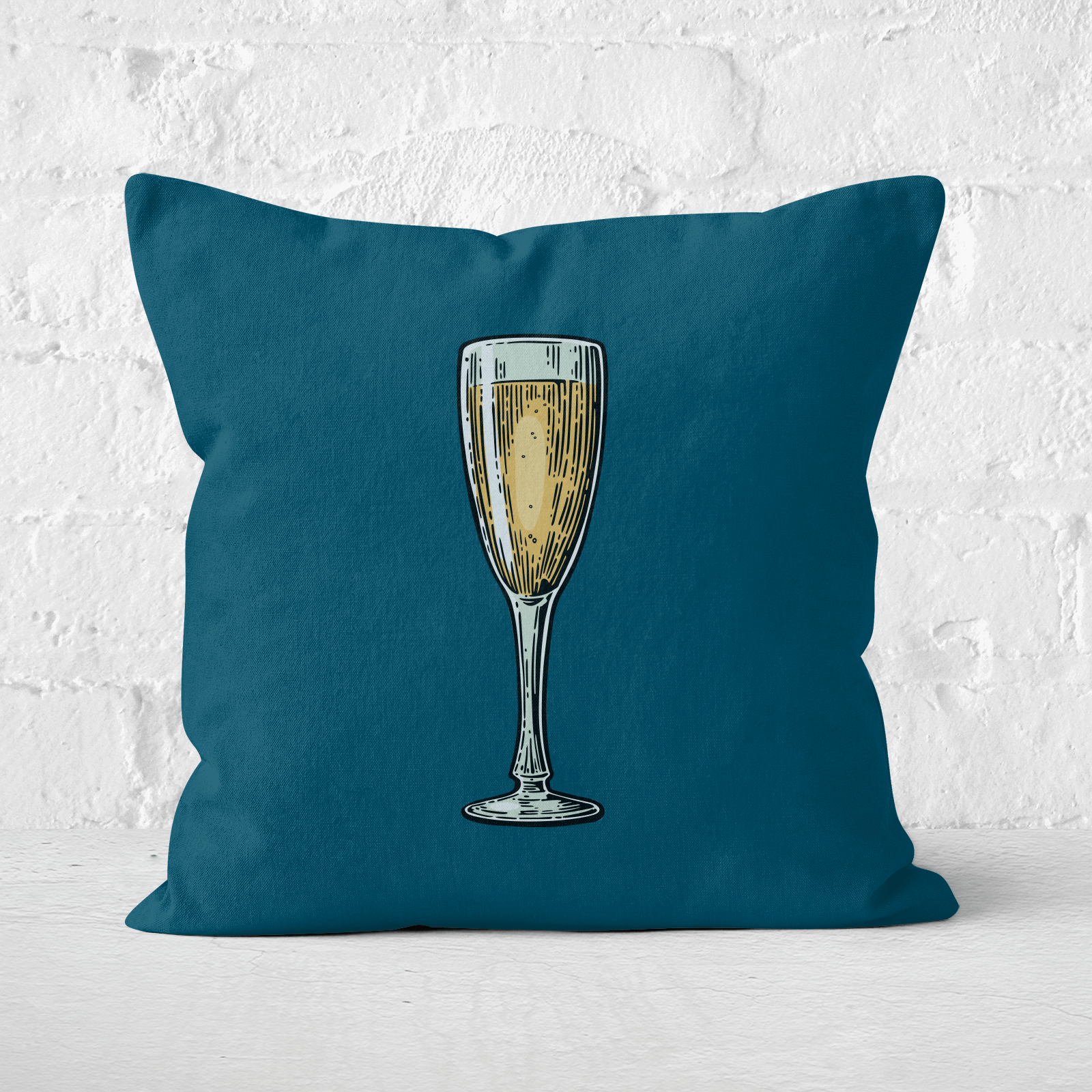 Champagne Square Cushion - 50x50cm - Soft Touch