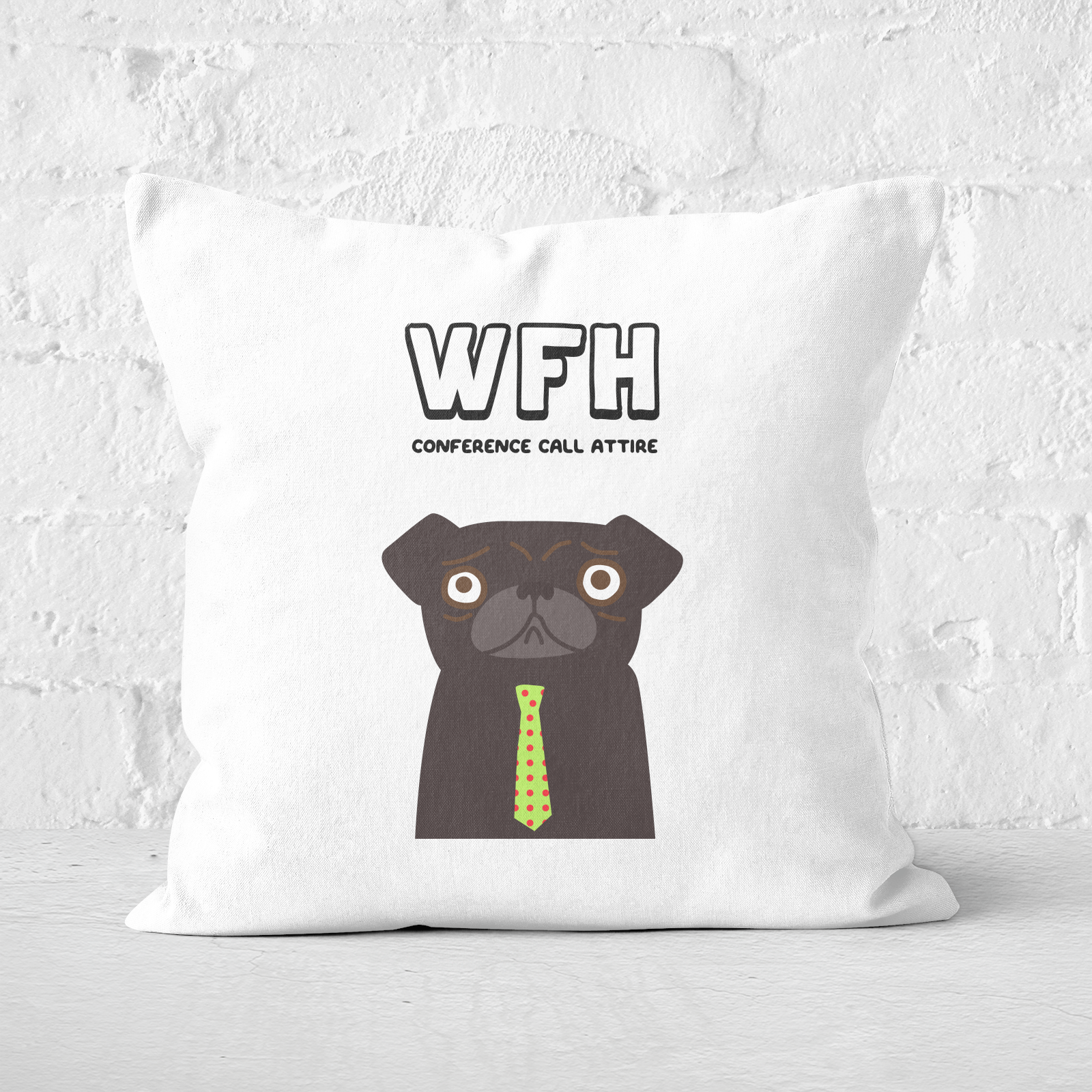 Conference Call Attire Square Cushion - 60x60cm - Soft Touch