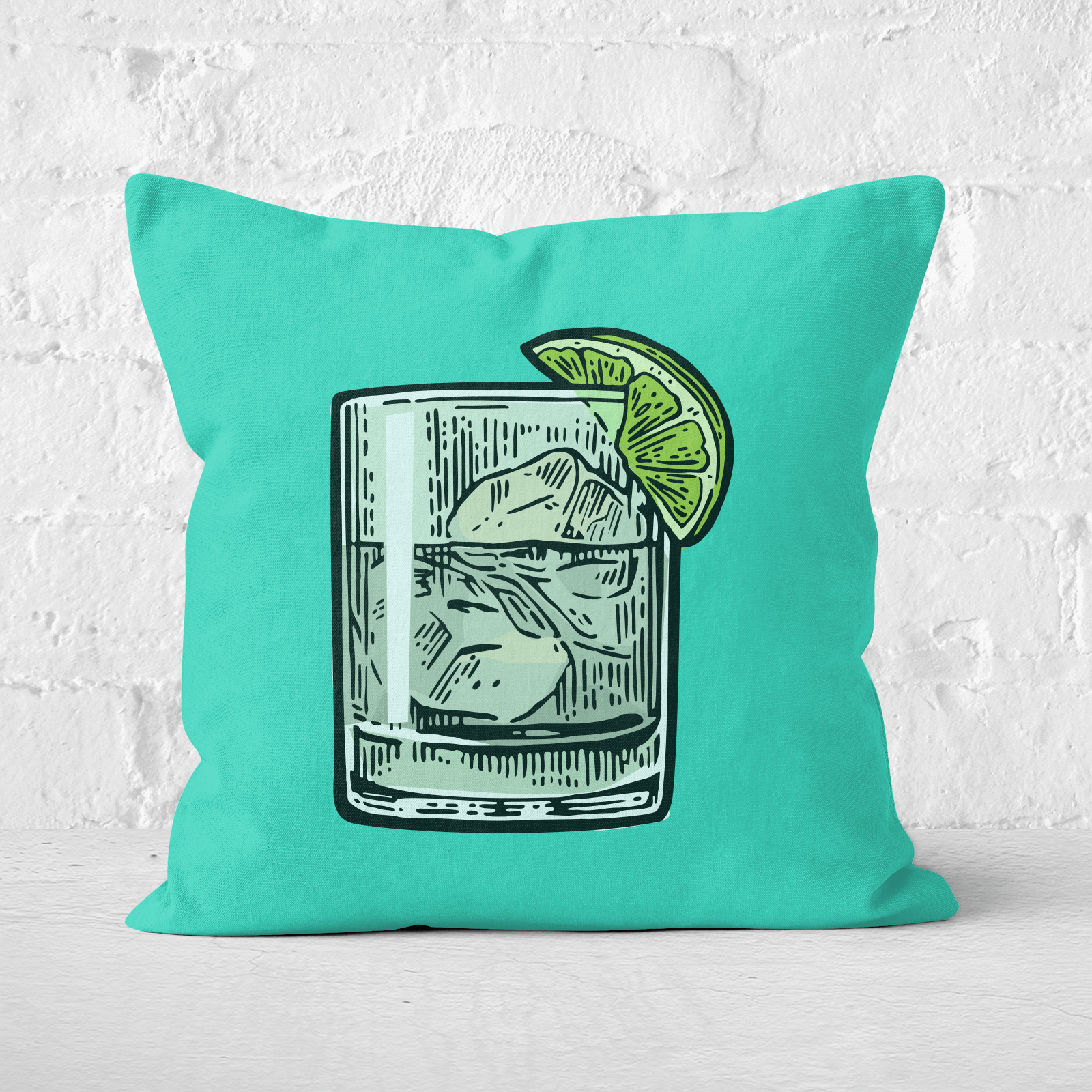 Vodka Square Cushion - 60x60cm - Soft Touch