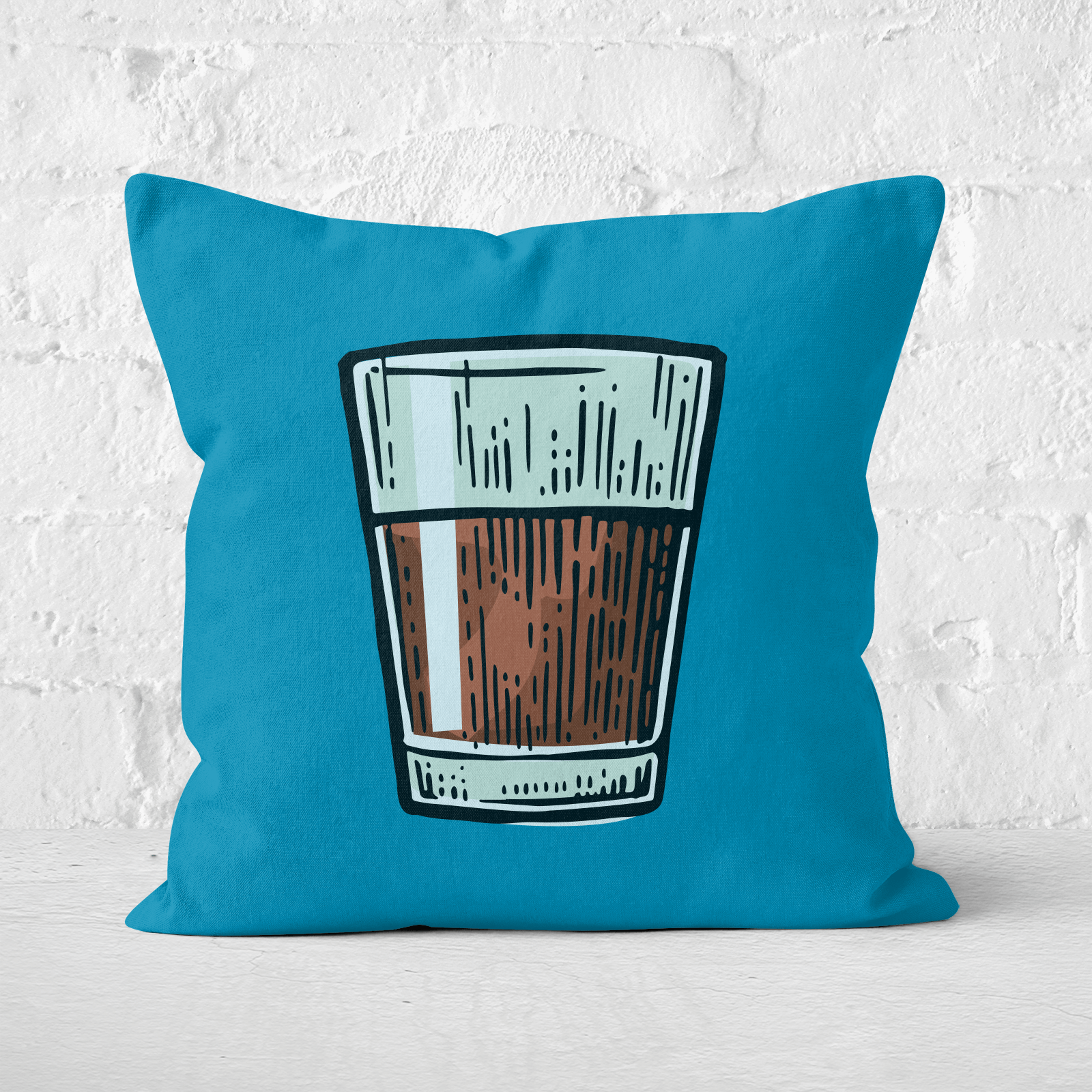 Rum Square Cushion - 60x60cm - Soft Touch