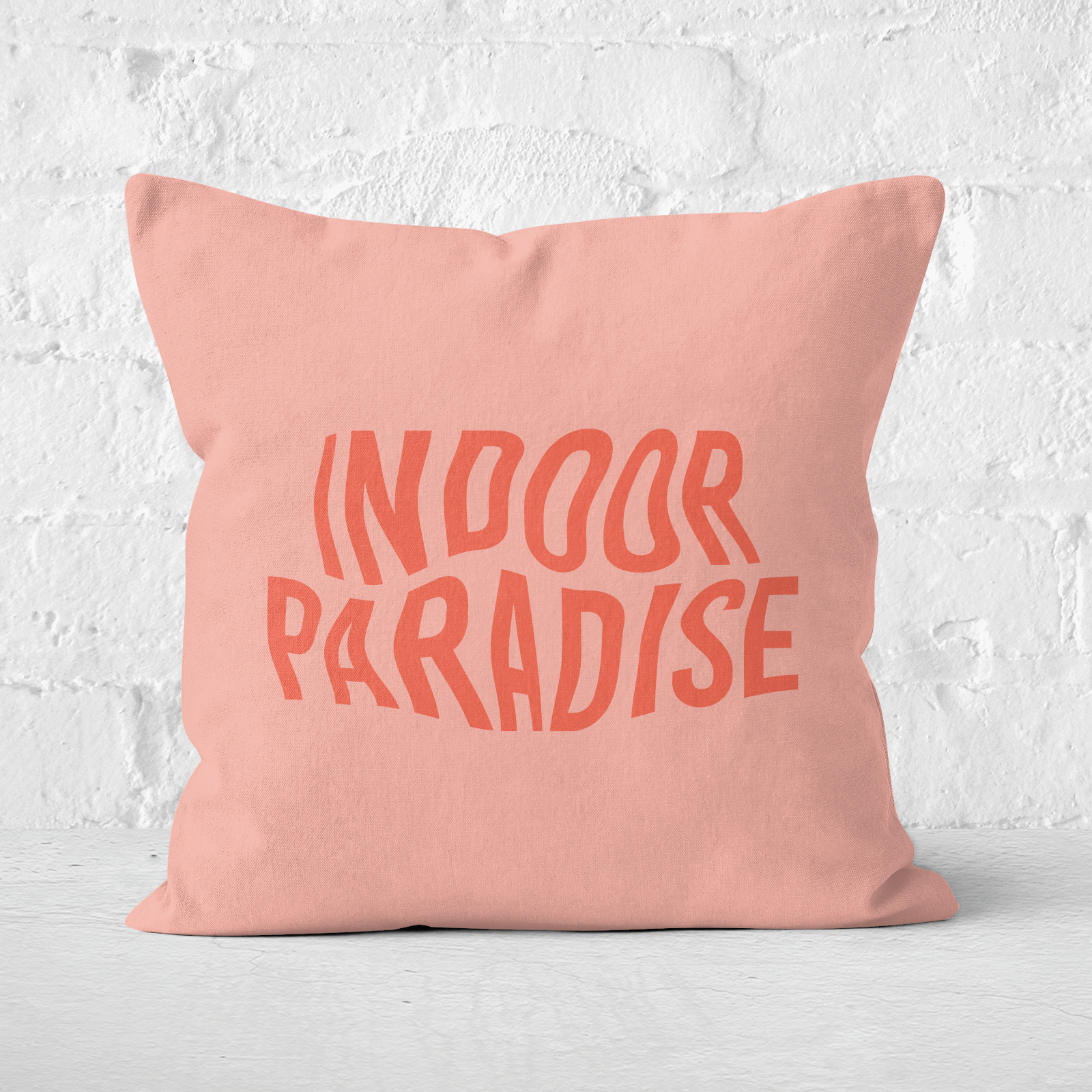 Indoor Paradise Square Cushion - 60x60cm - Soft Touch