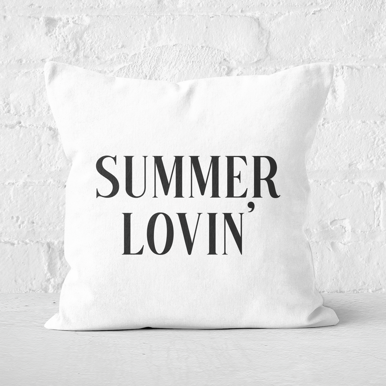 Summer Lovin' Square Cushion - 60x60cm - Soft Touch