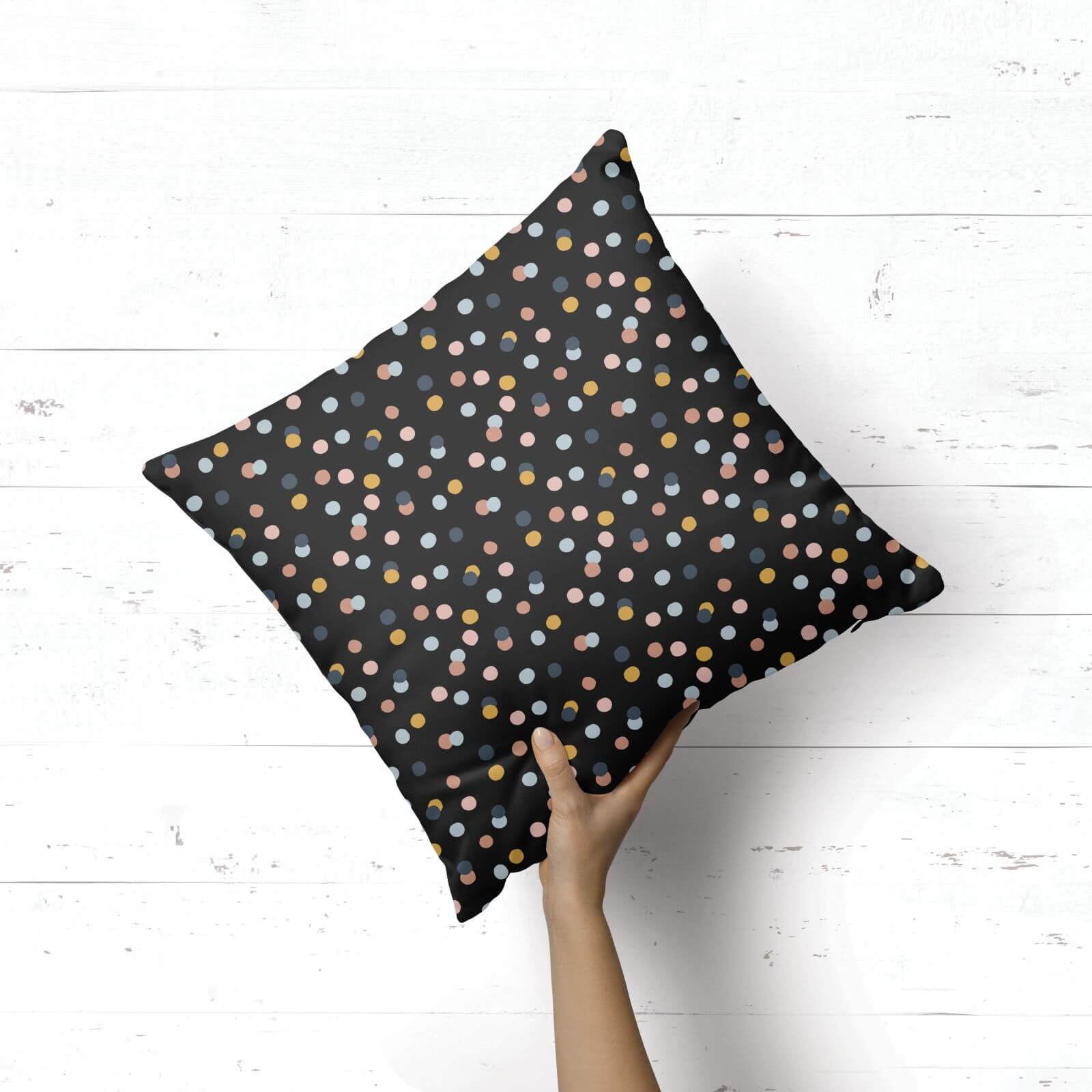Confetti Square Cushion - 40x40cm - Soft Touch