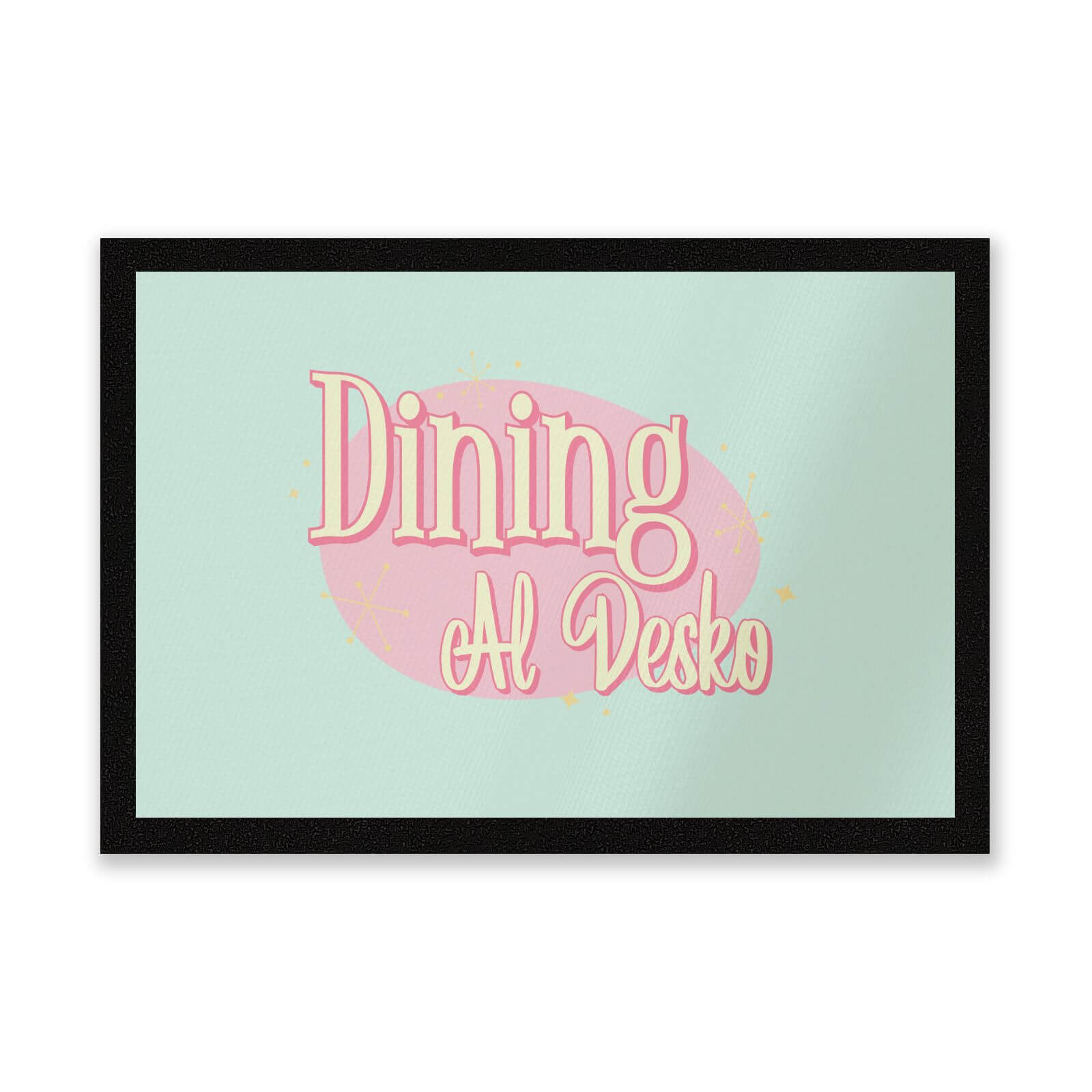 Dining Al Desko Diner Entrance Mat