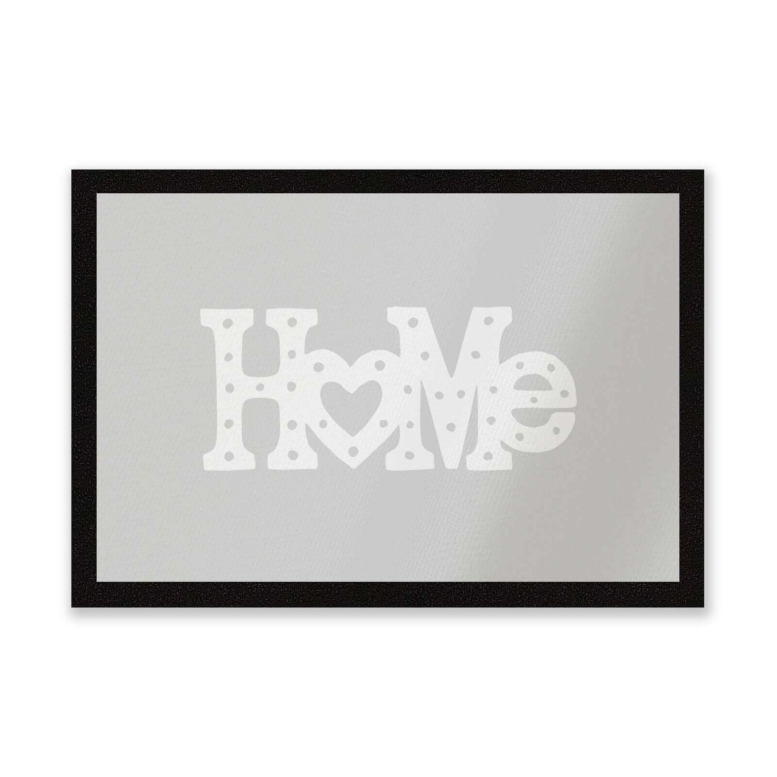 Home Typographic Entrance Mat