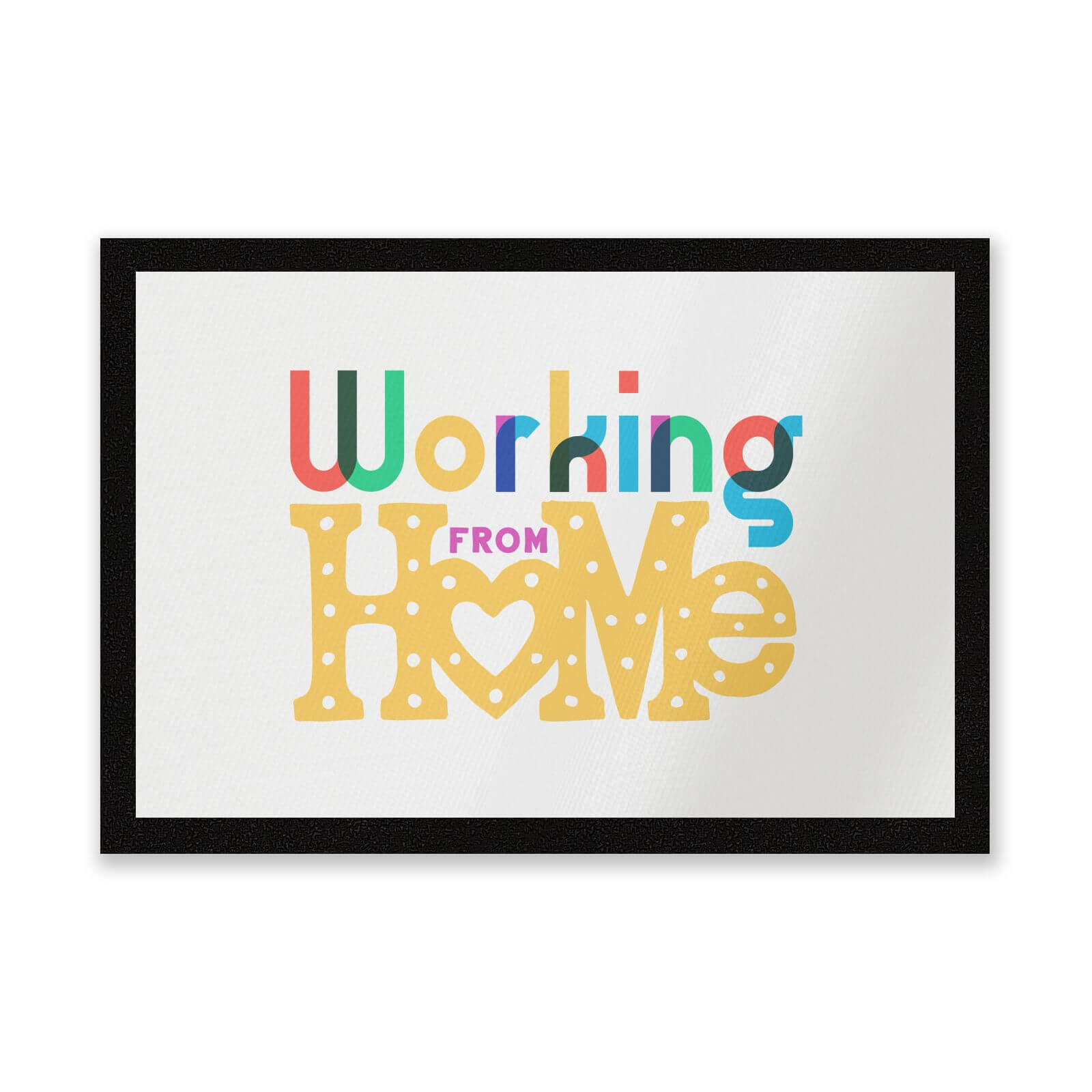 Working From Home Entrance Mat