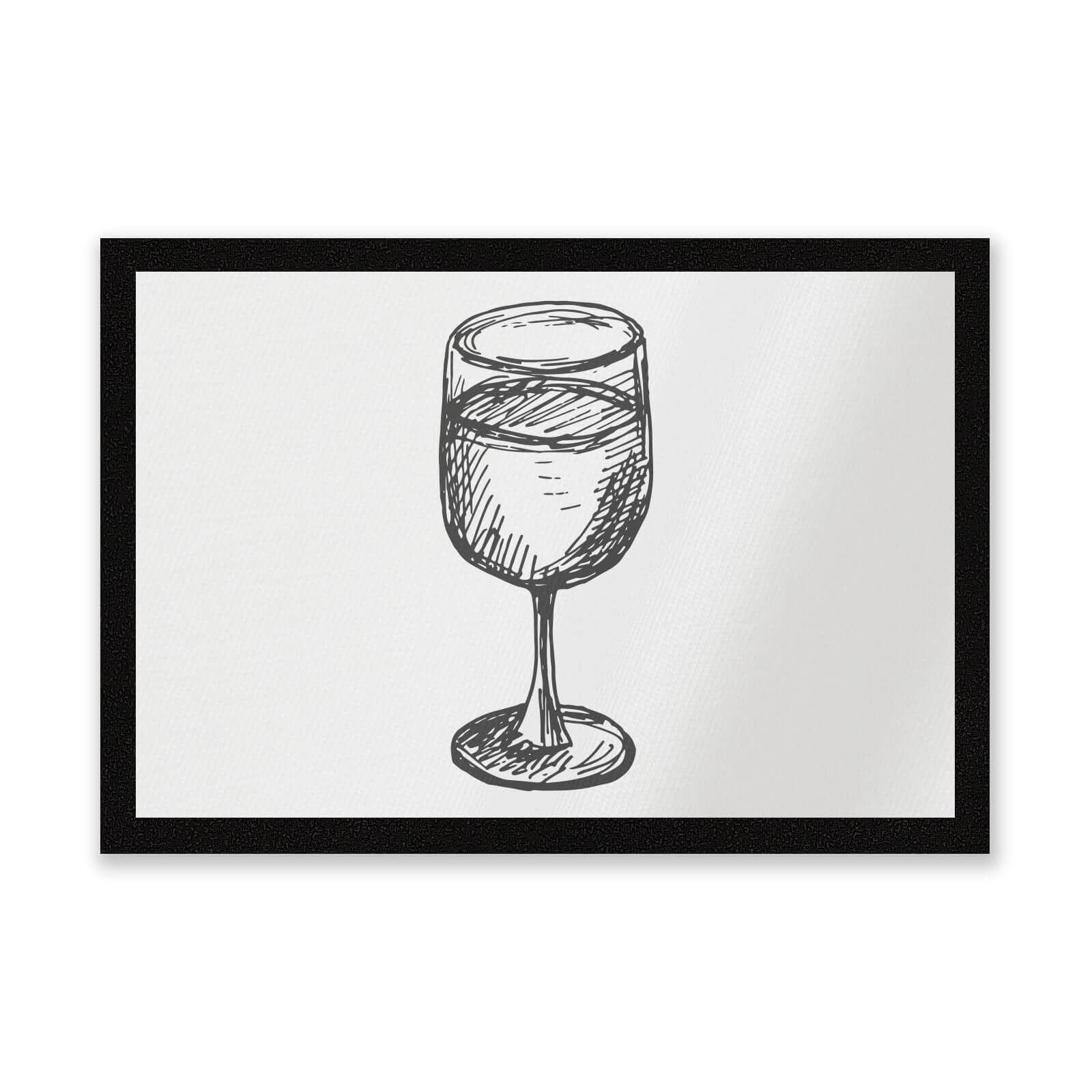 Wine Glass Entrance Mat