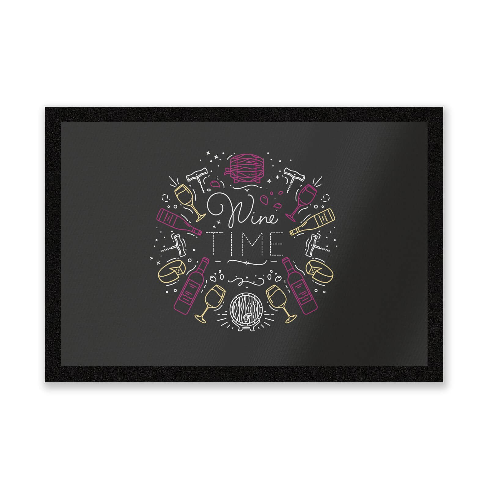 Wine Time Entrance Mat