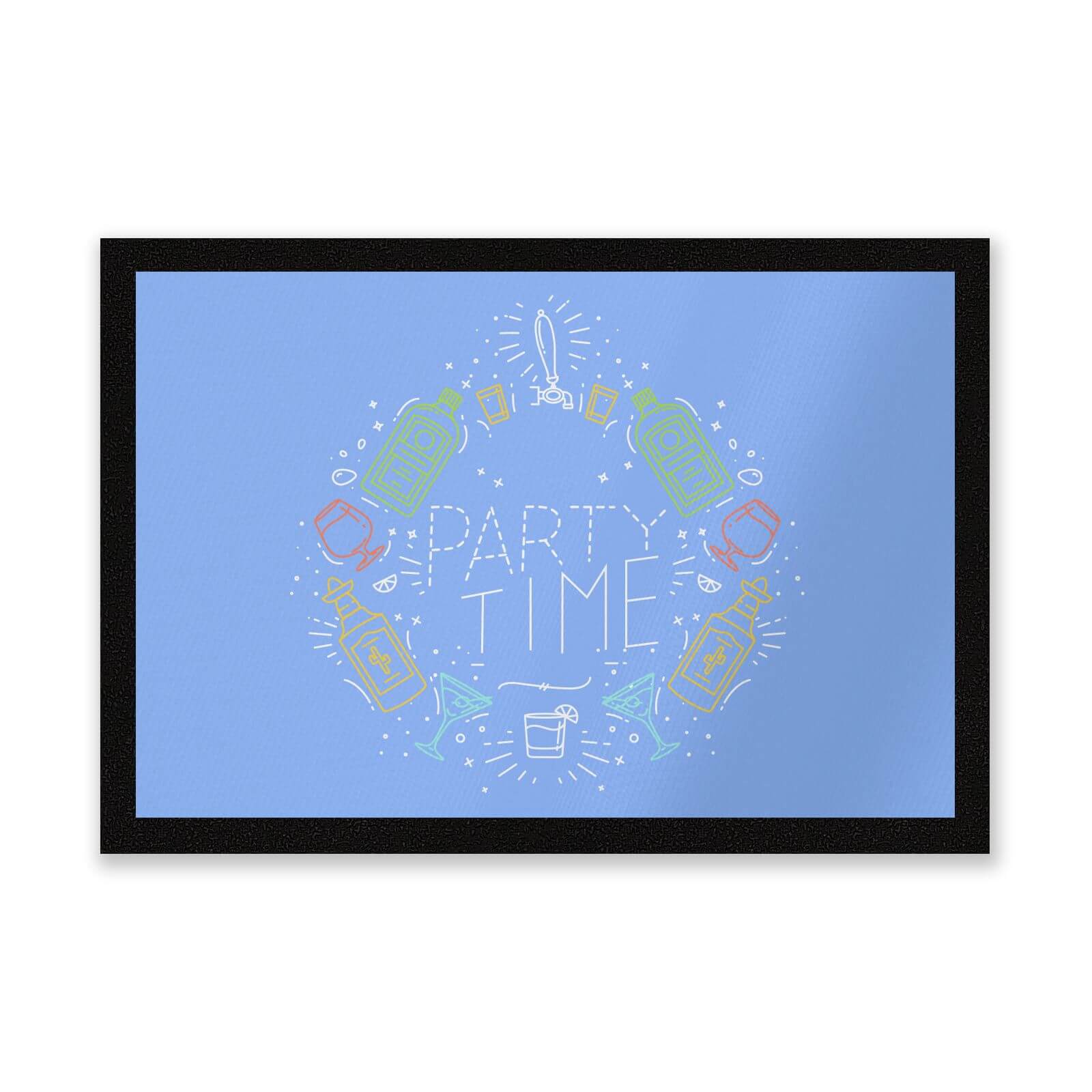 Party Time Entrance Mat