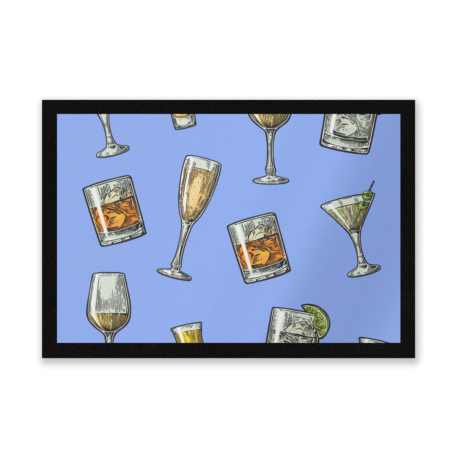 Mixed Drinks Entrance Mat