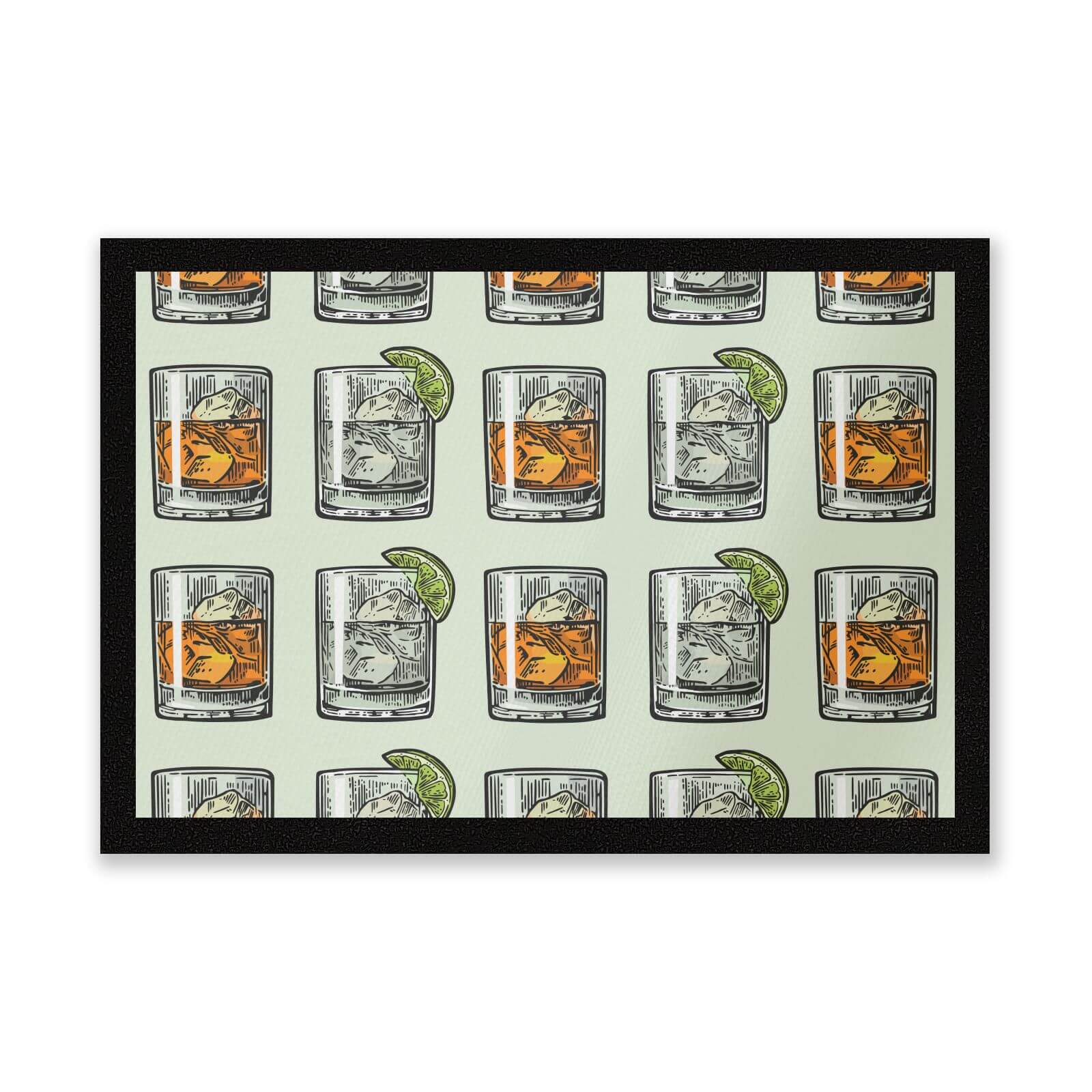 Whisky And Vodka Entrance Mat