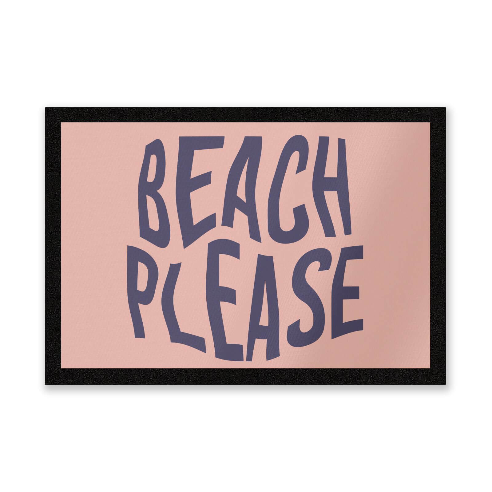 Beach Please Entrance Mat