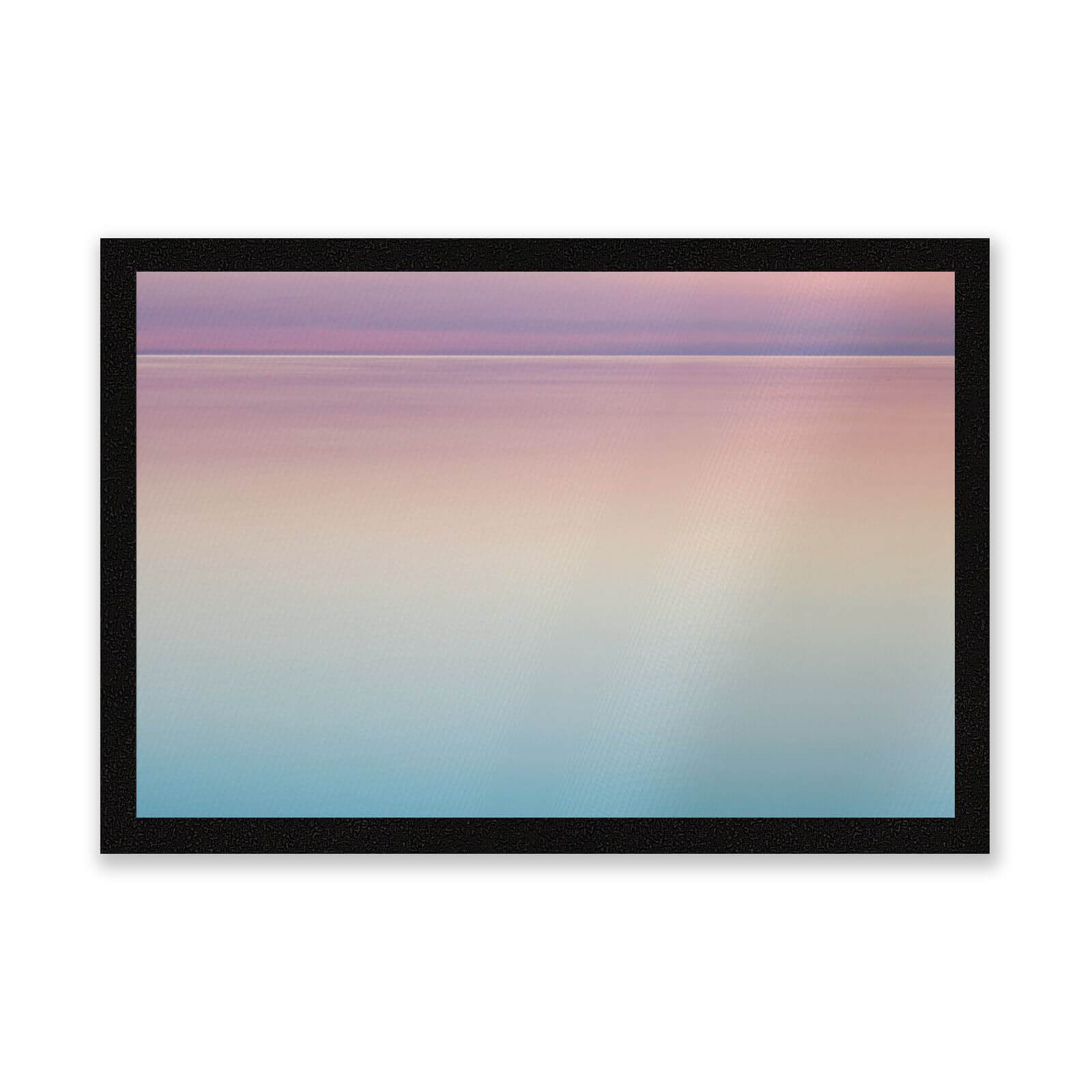 Sunset Blue And Pink Entrance Mat