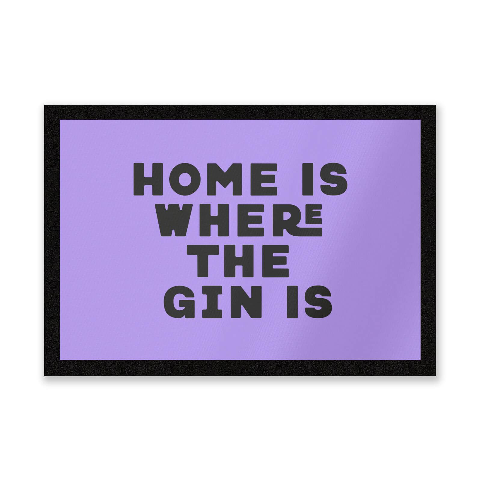 Home Is Where The Gin Is Entrance Mat