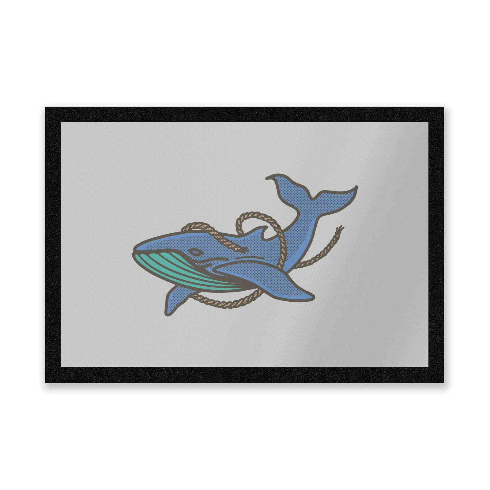Sea Blue Whale Entrance Mat