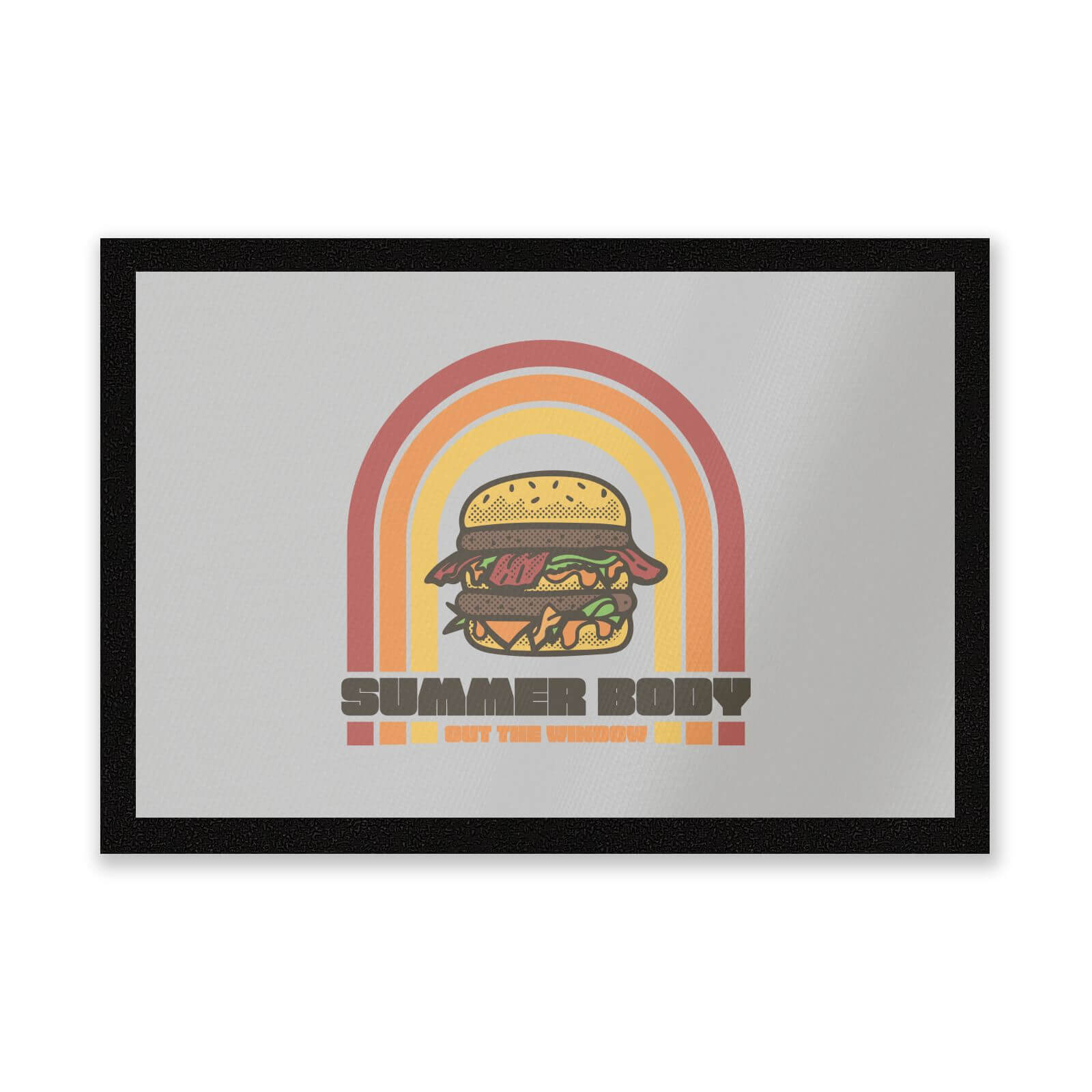 Summer Body Out The Window Entrance Mat