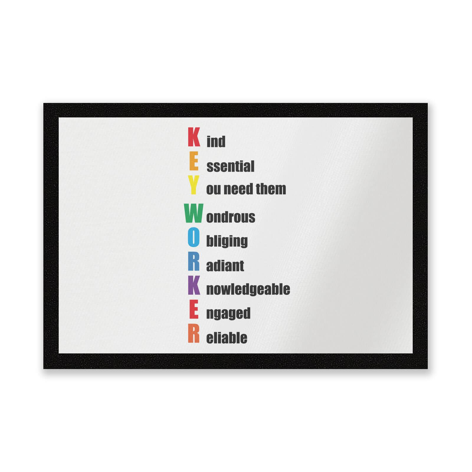 Key Worker Defined Entrance Mat