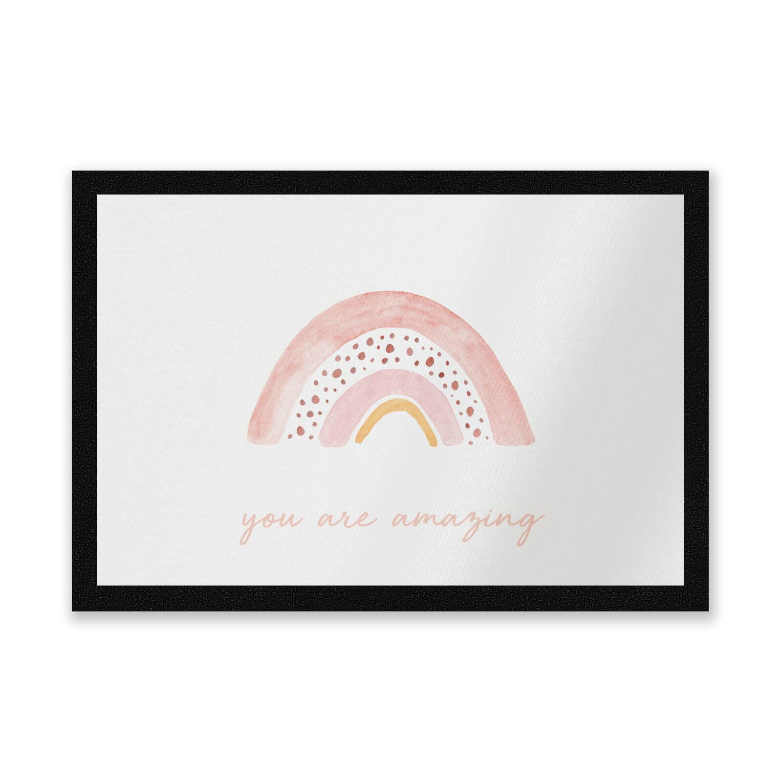 You Are Amazing Rainbow Entrance Mat
