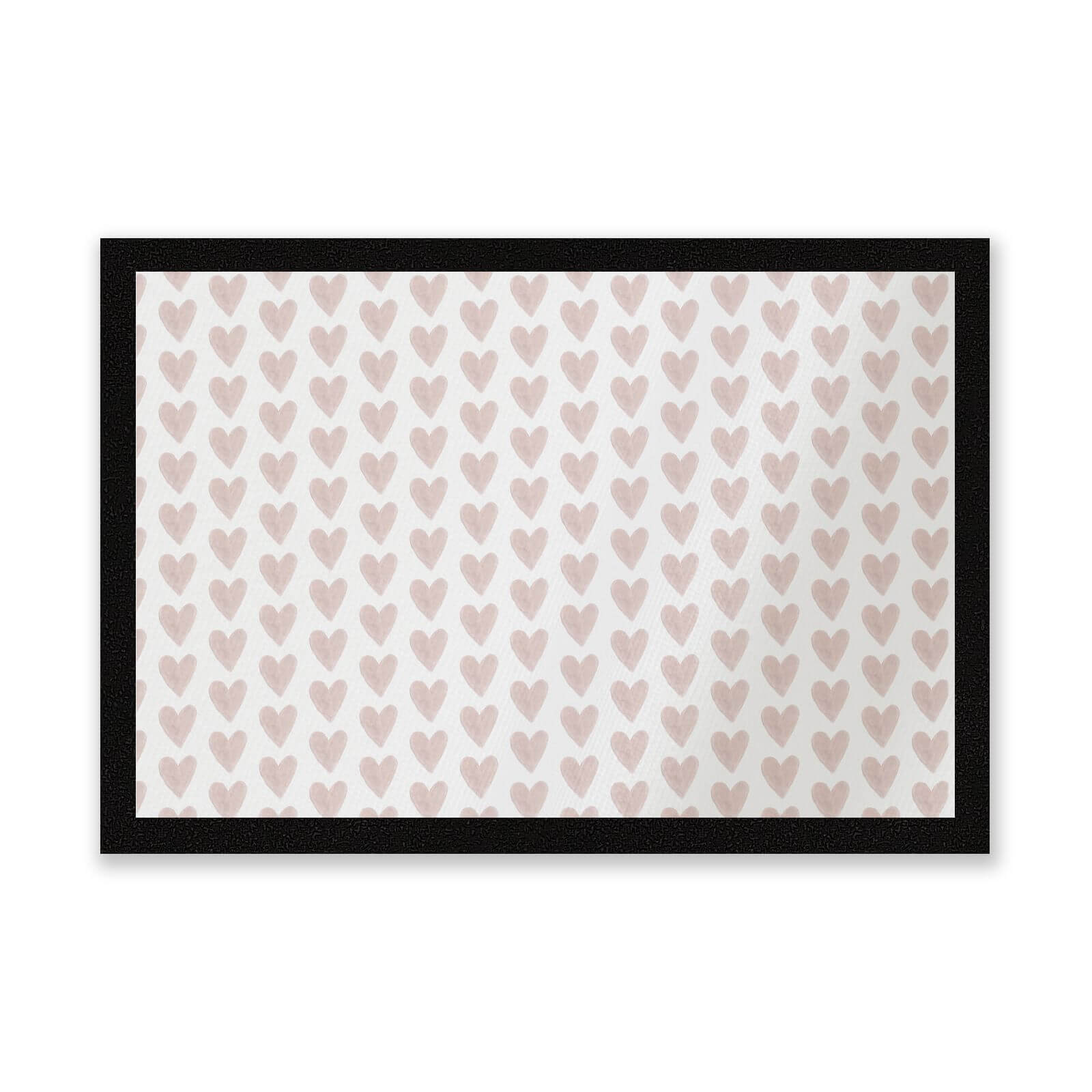 Pink Hearts Entrance Mat