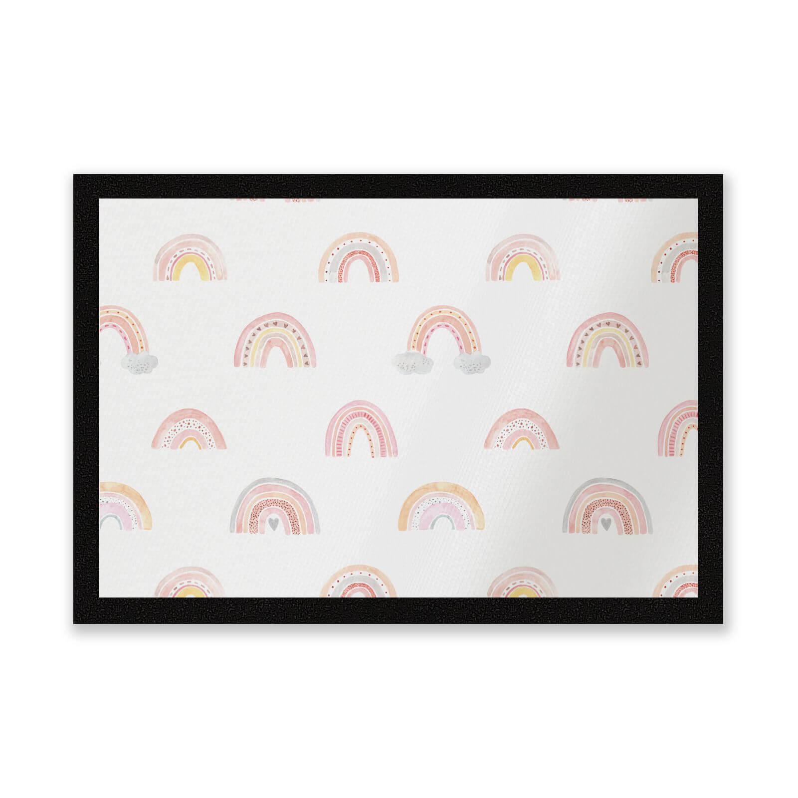 Rainbow Pattern Entrance Mat