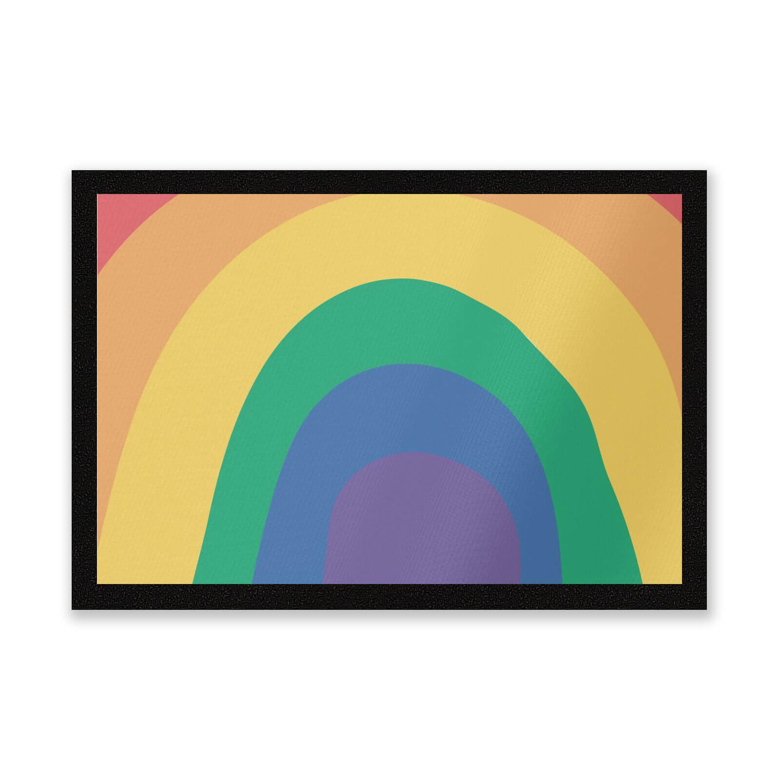 Close Up Rainbow Entrance Mat