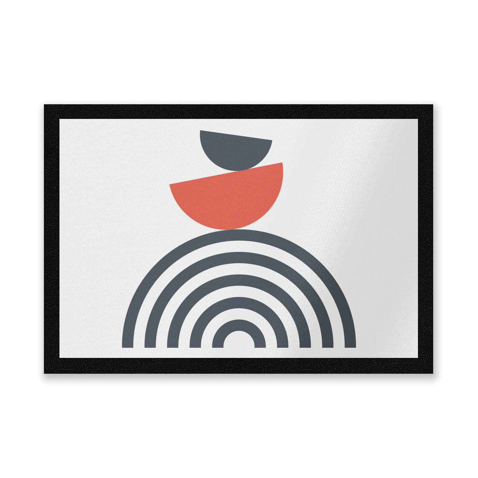 Rainbow Balancing Act Entrance Mat