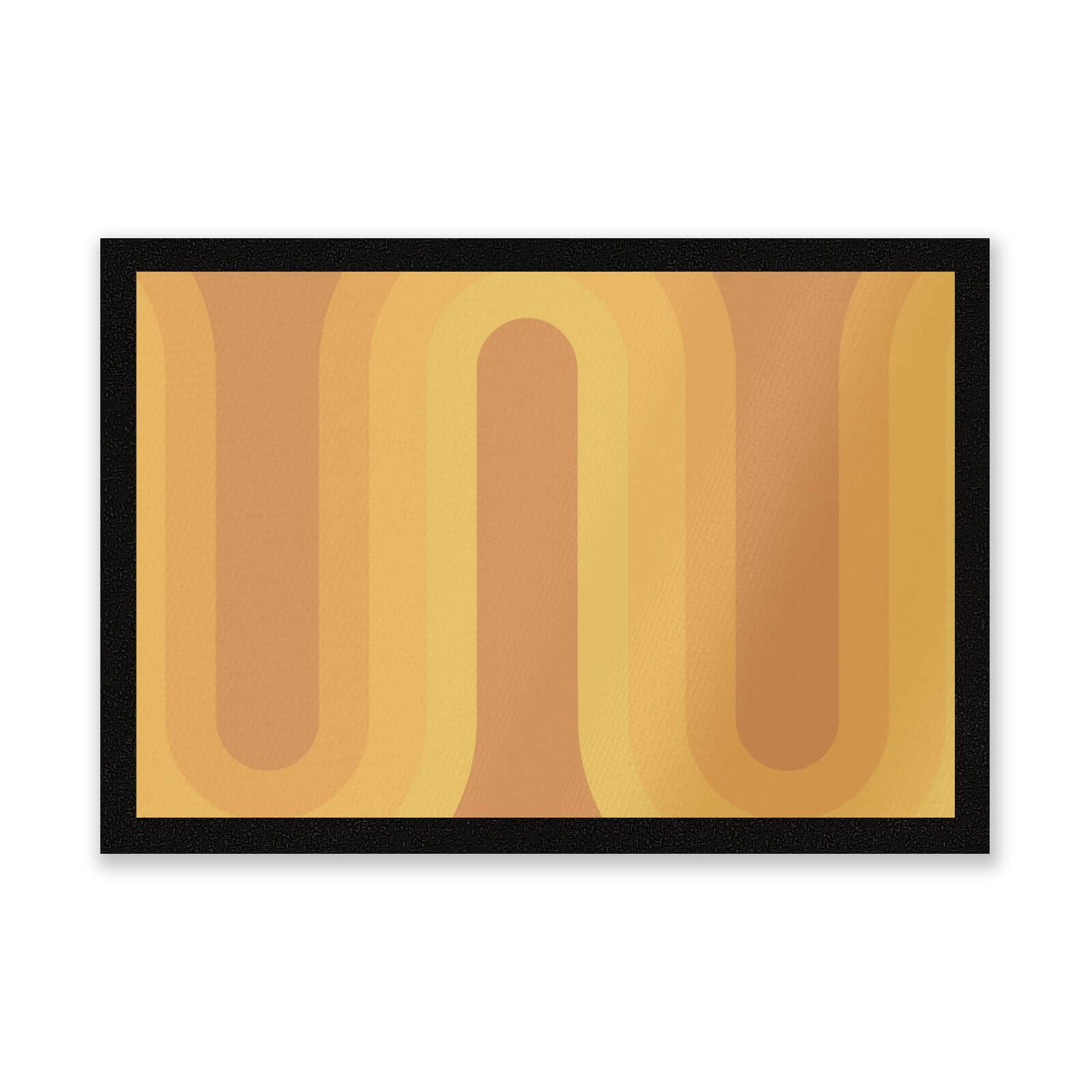 Yellow Groove Entrance Mat