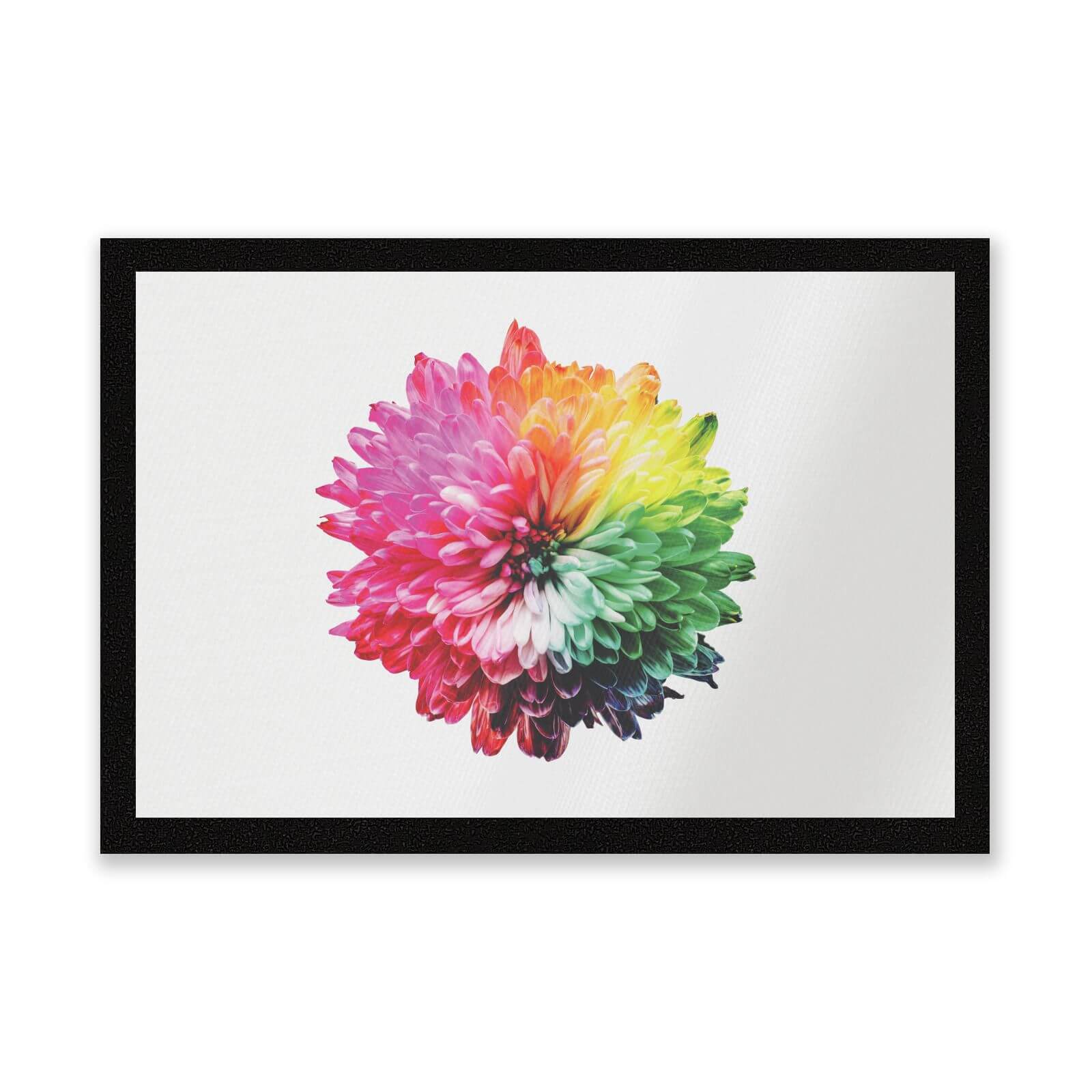 Fluro Flower Entrance Mat