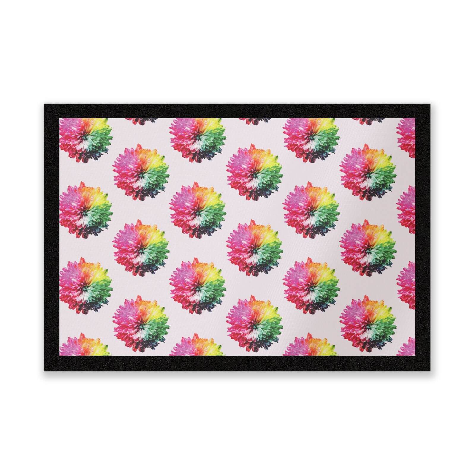 Fluro Flower Pattern Light Entrance Mat