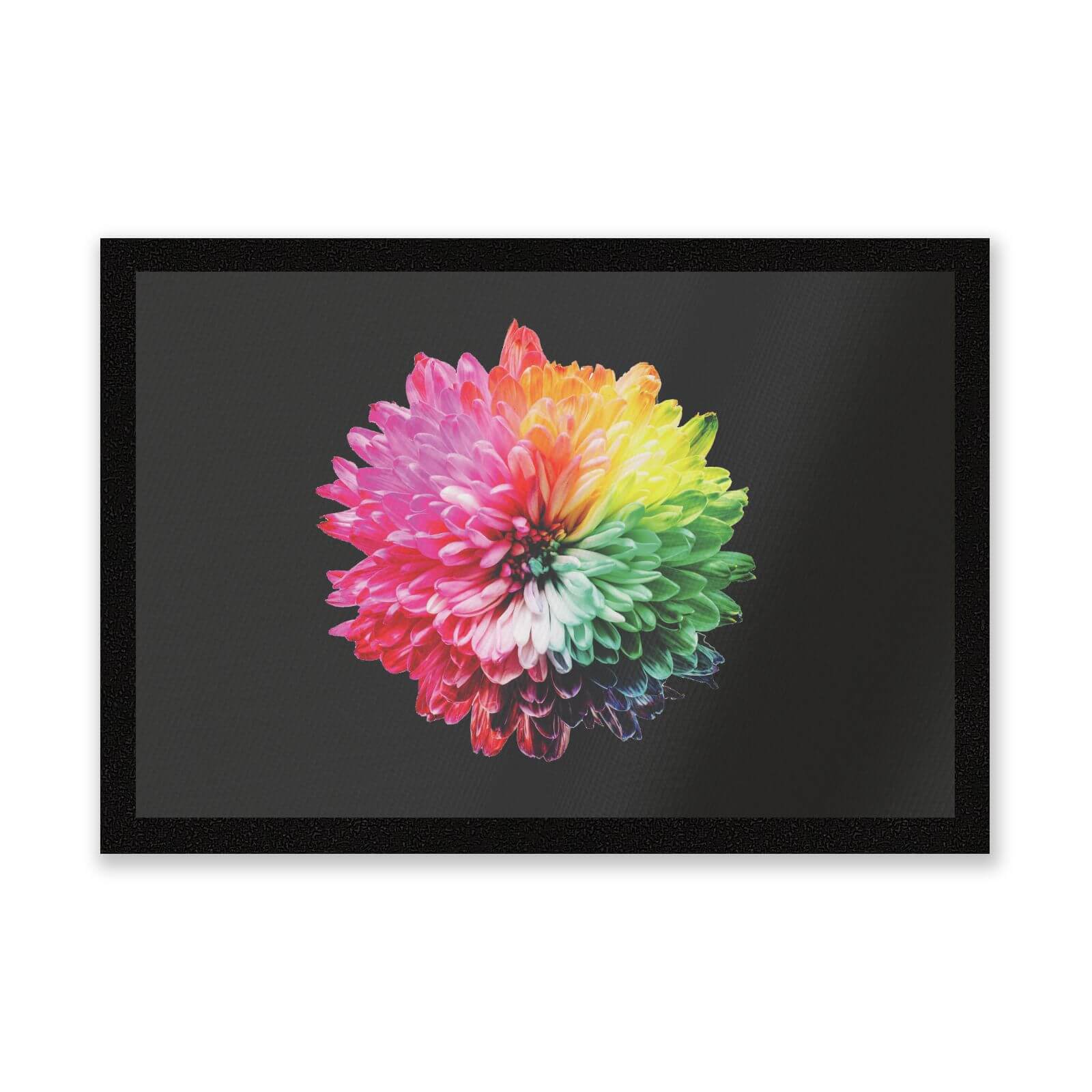 Fluro Flower Entrance Mat