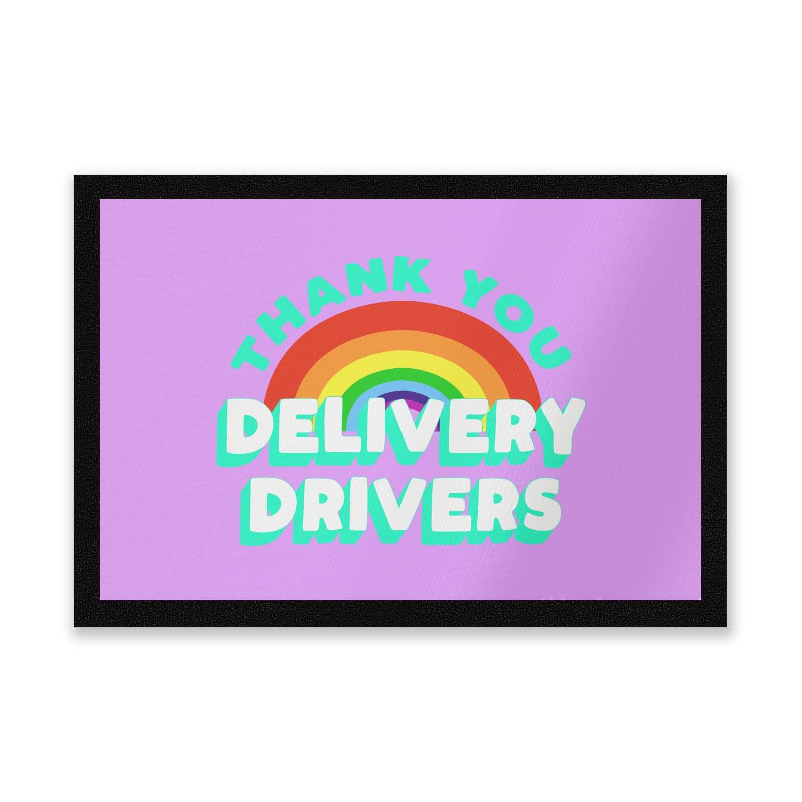 Thank You Delivery Drivers Entrance Mat