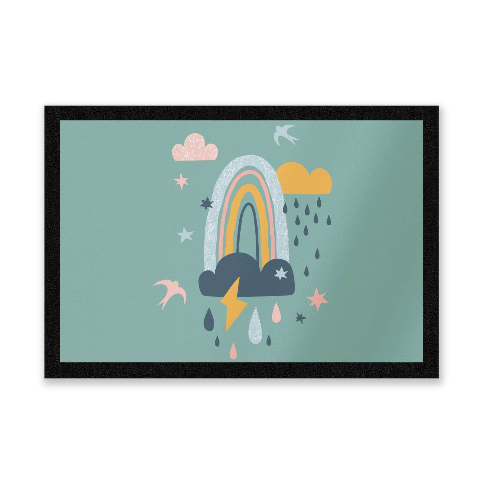 Rainbow Weather Entrance Mat
