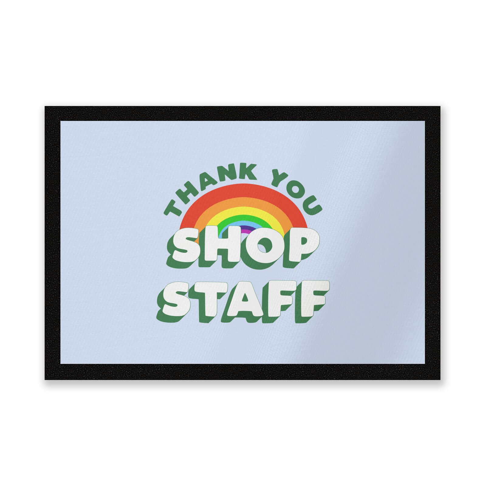 Thank You Shop Staff Entrance Mat