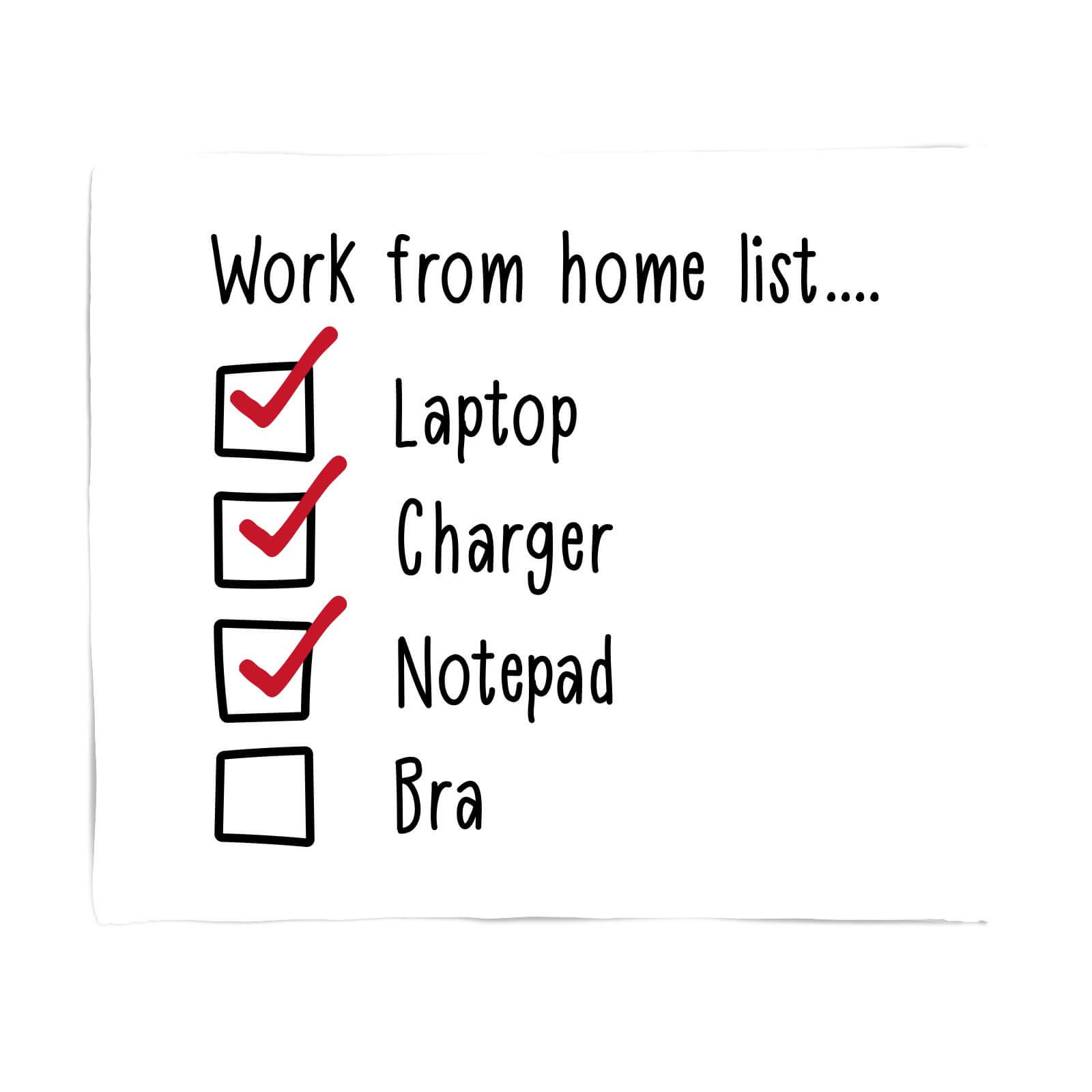 Do I Need A Bra? Fleece Blanket