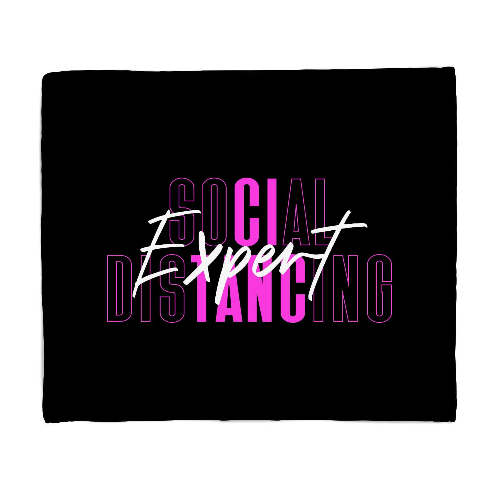 Social Distancing Expert Fleece Blanket