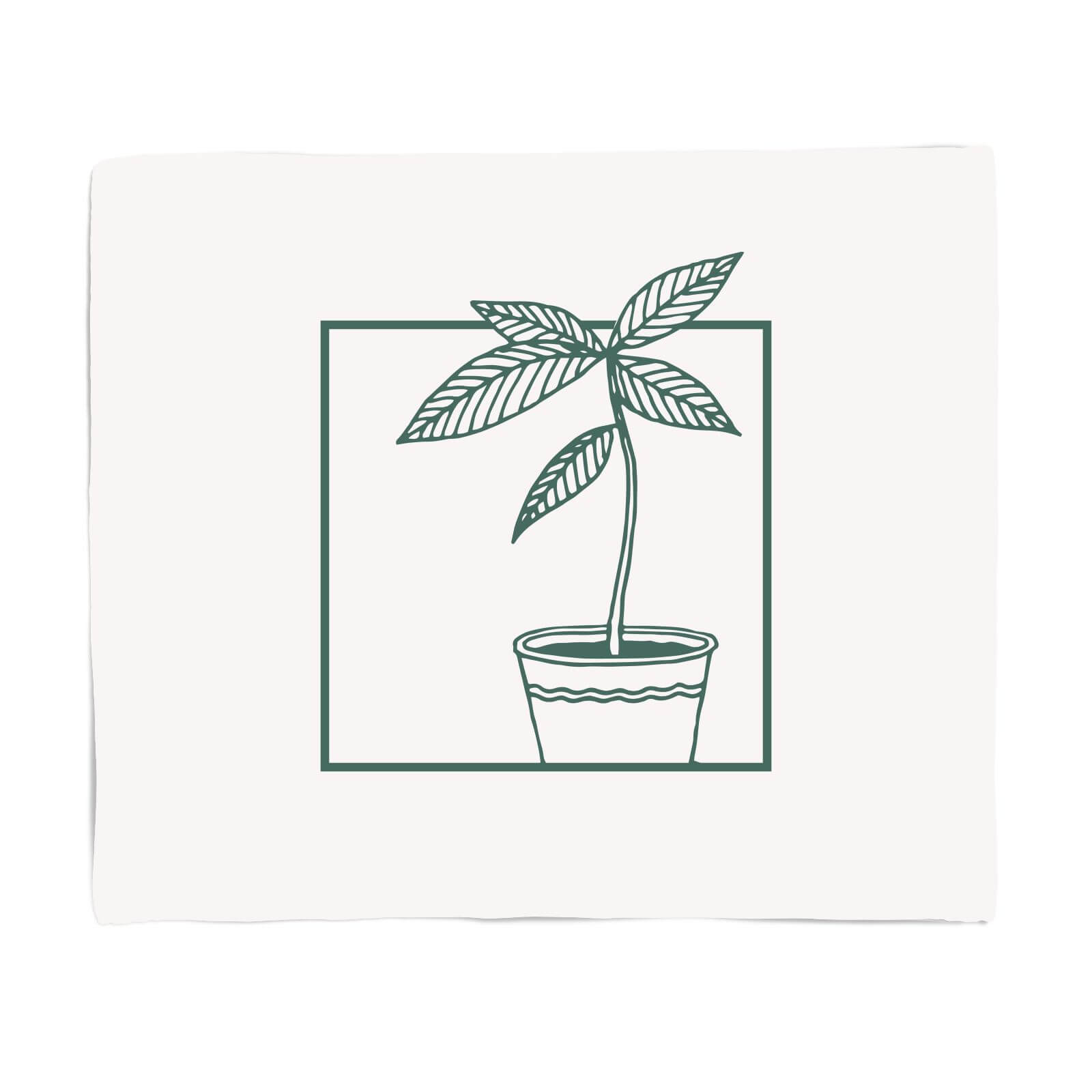Plant Fleece Blanket