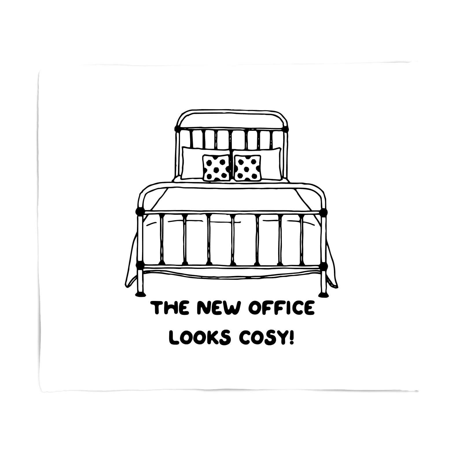The New Office Looks Cosy Fleece Blanket