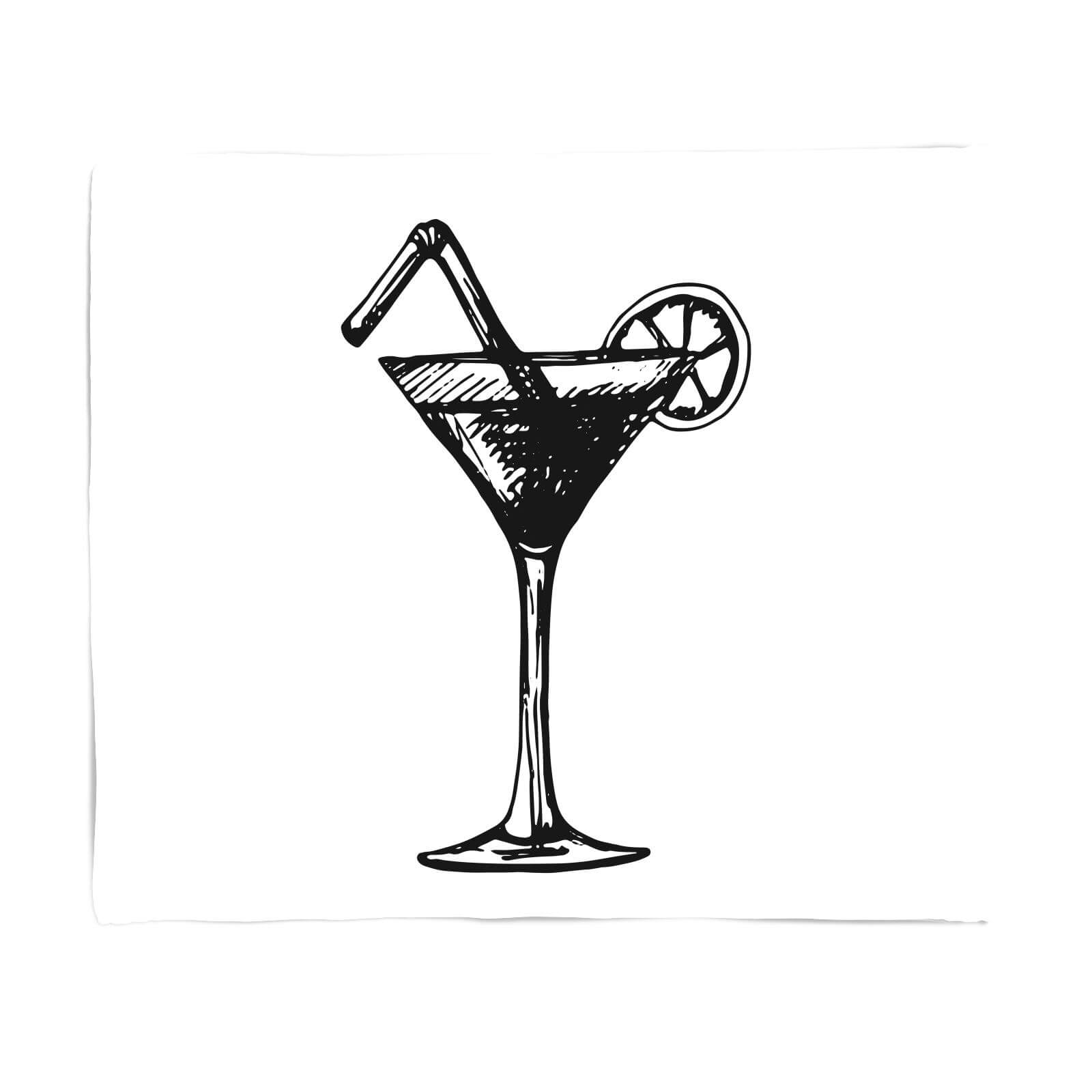 Beach Cocktail Fleece Blanket