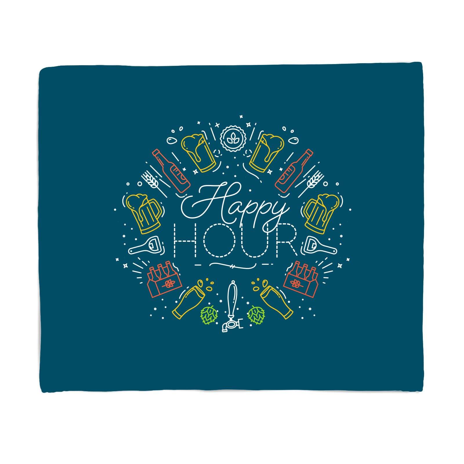 Happy Hour Fleece Blanket