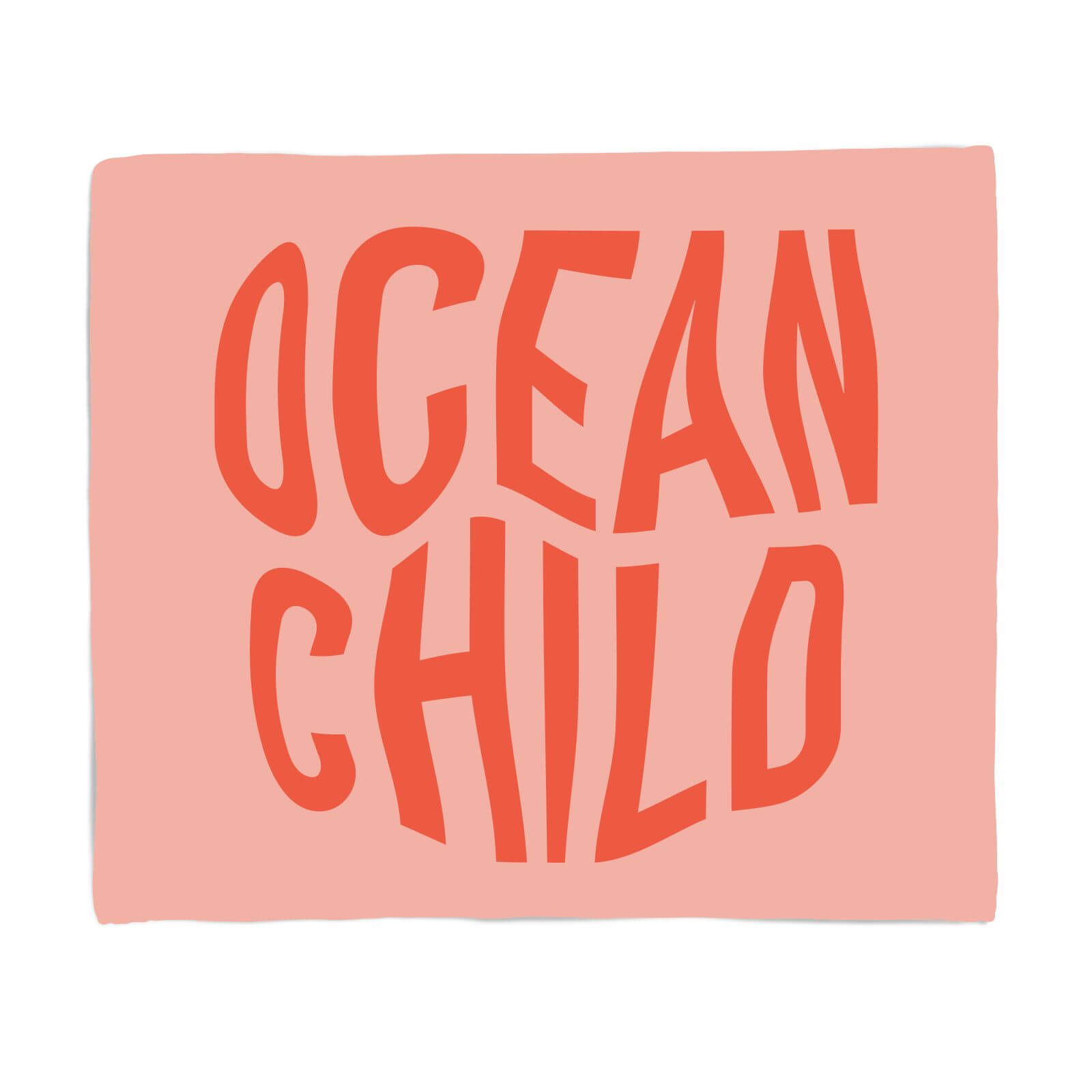Ocean Child Fleece Blanket