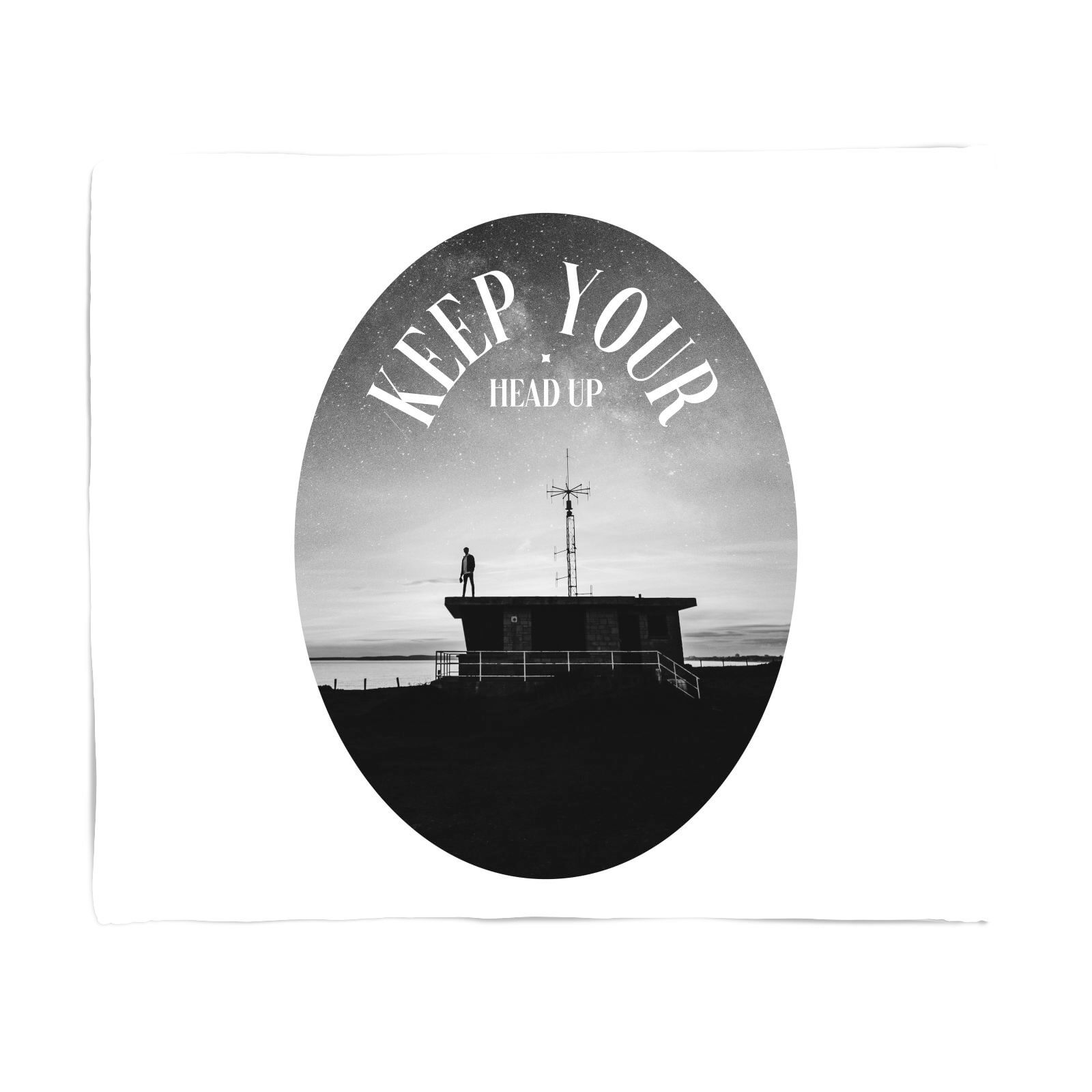 Keep Your Head Up Fleece Blanket