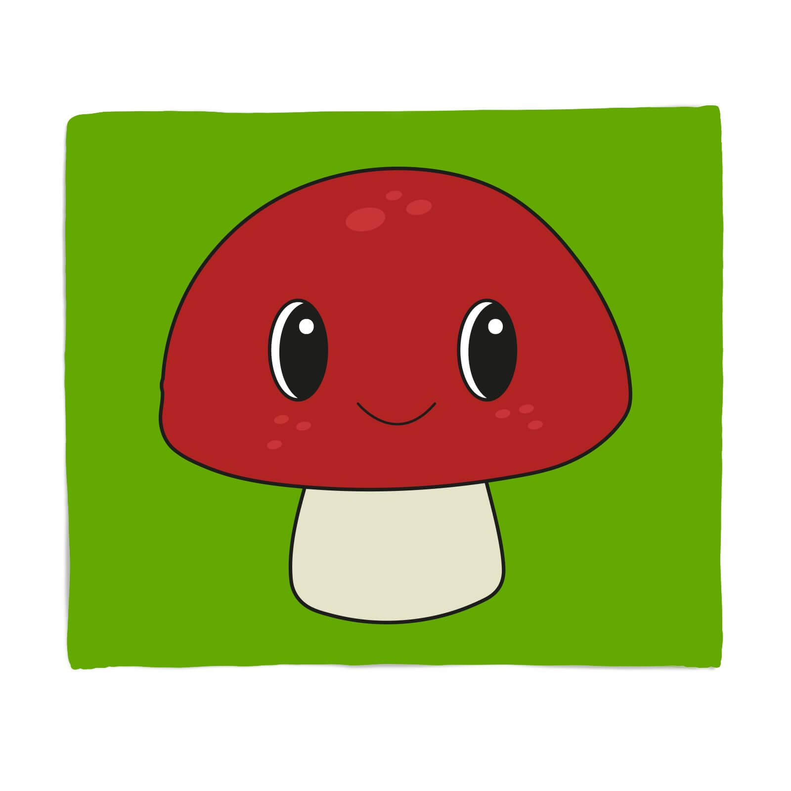 Mushroom Fleece Blanket