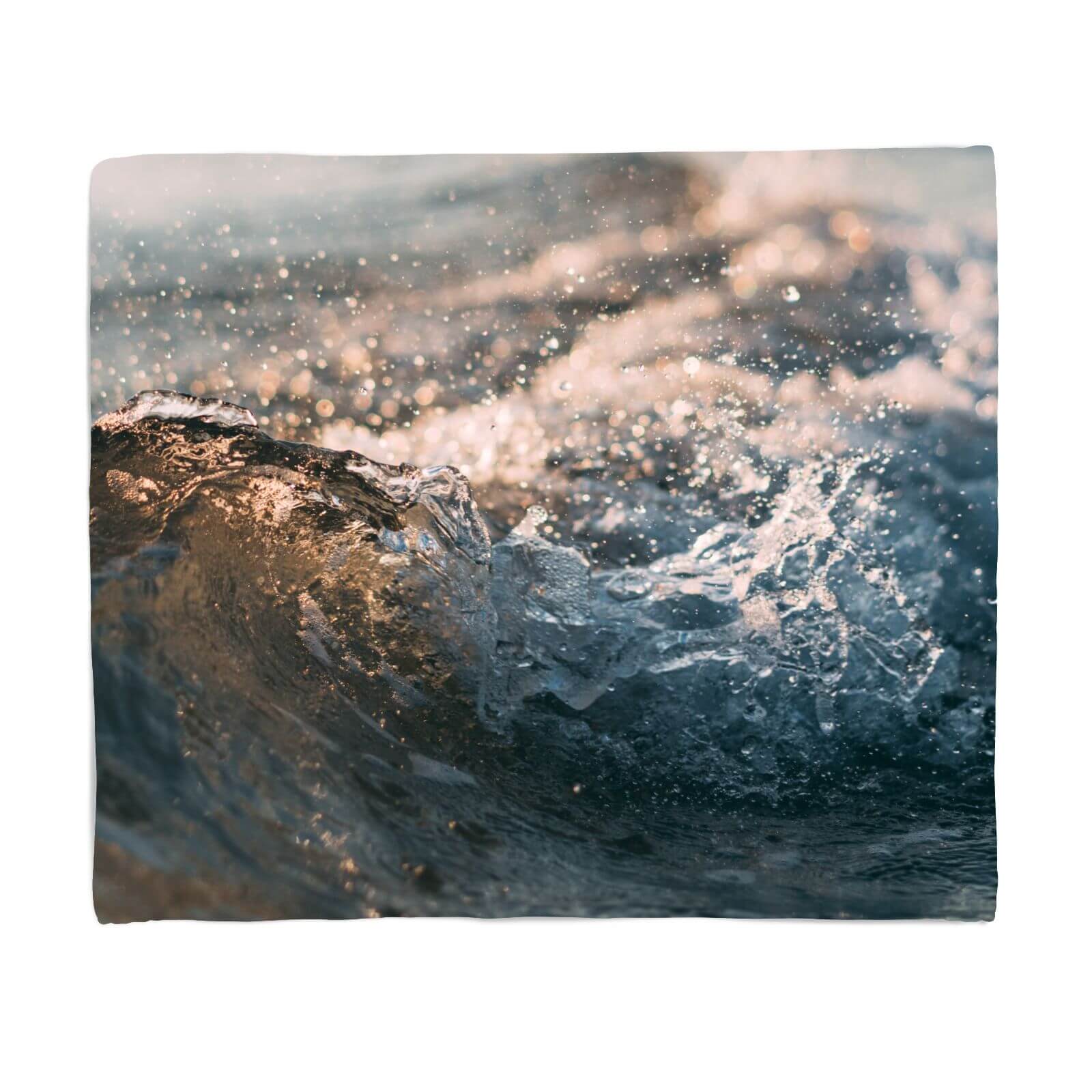 Wave Texture Fleece Blanket