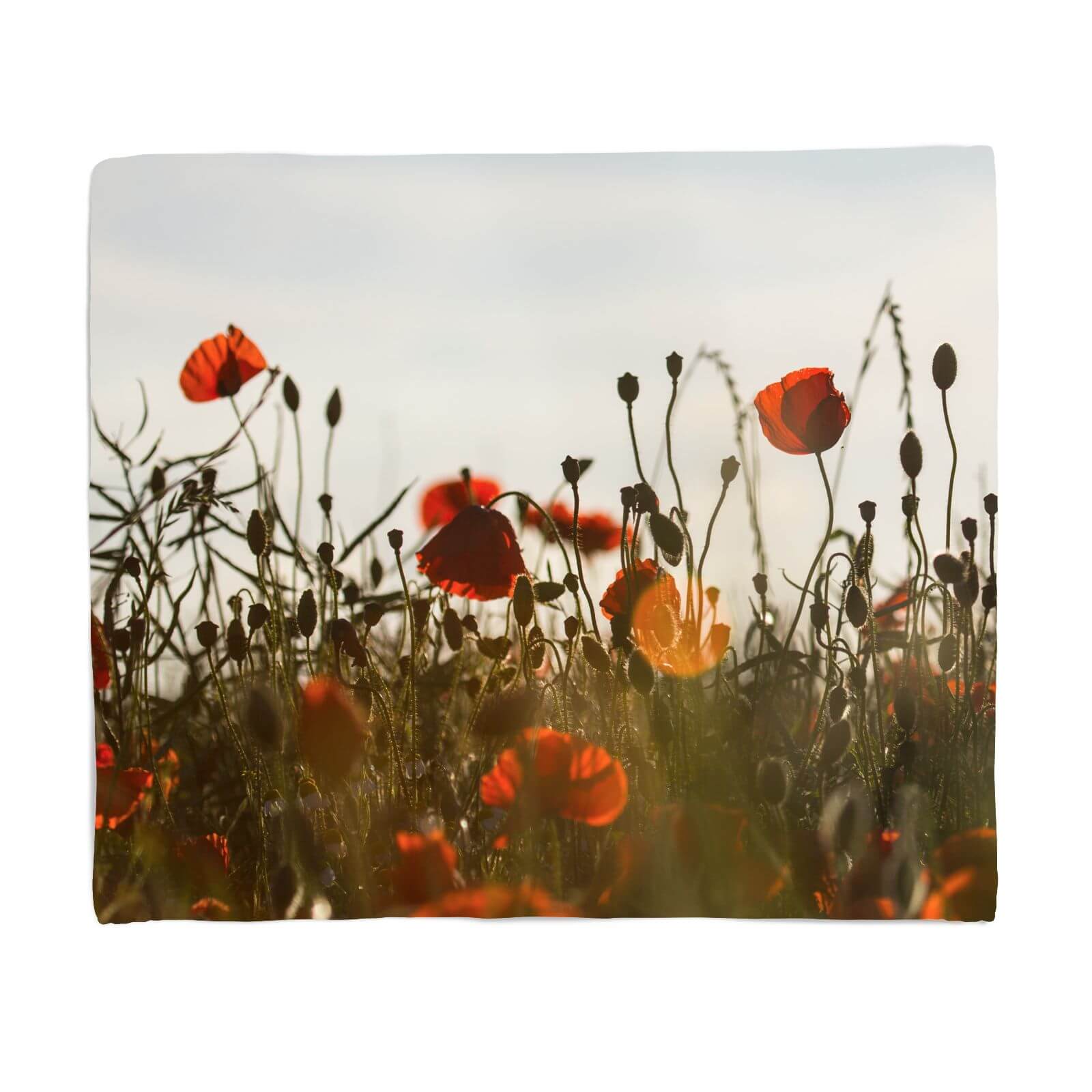 Summer Flowers Fleece Blanket