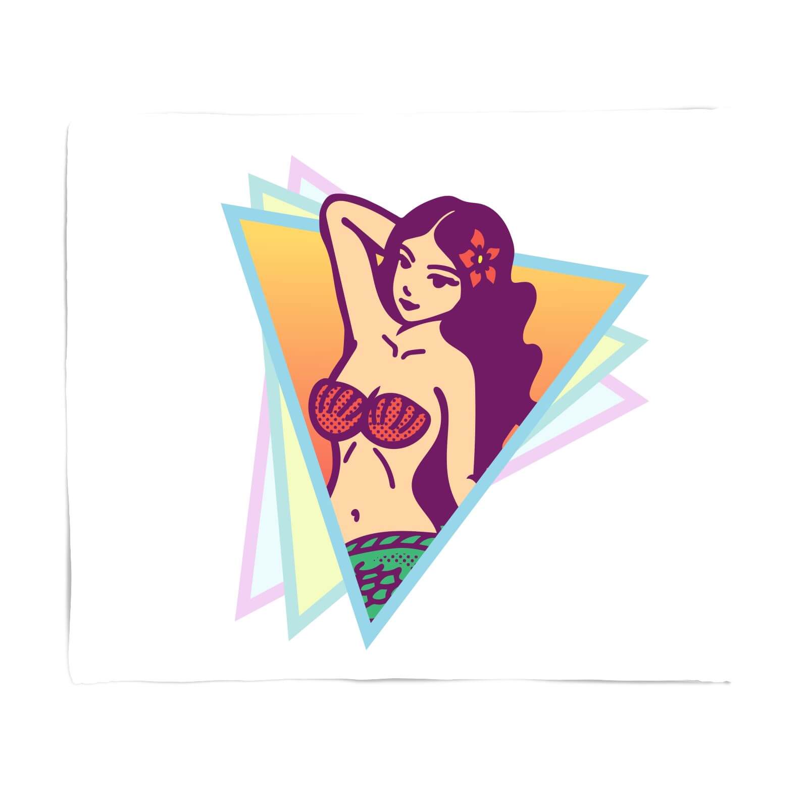 Mermaid Summer Fleece Blanket